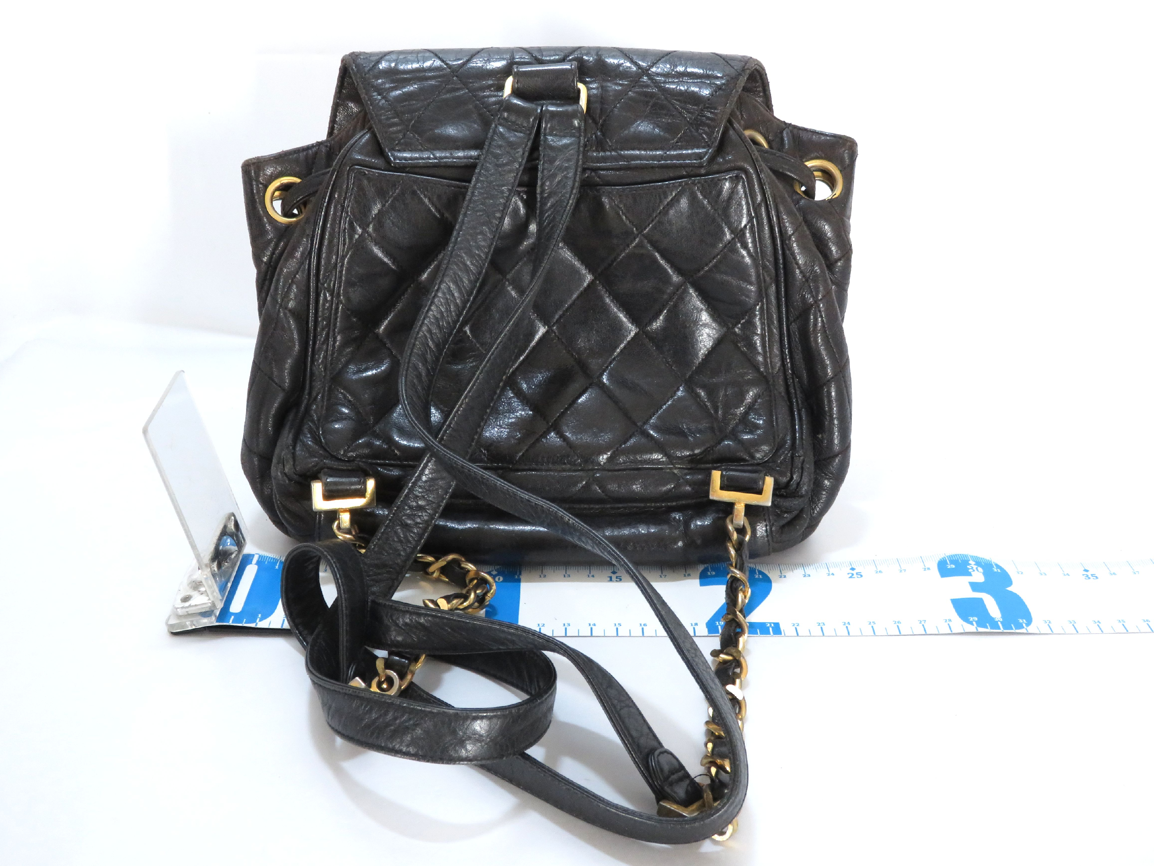 【水曜終了】(10228_0120)CHANEL シャネル ミニリュック 3番台 リュックサック