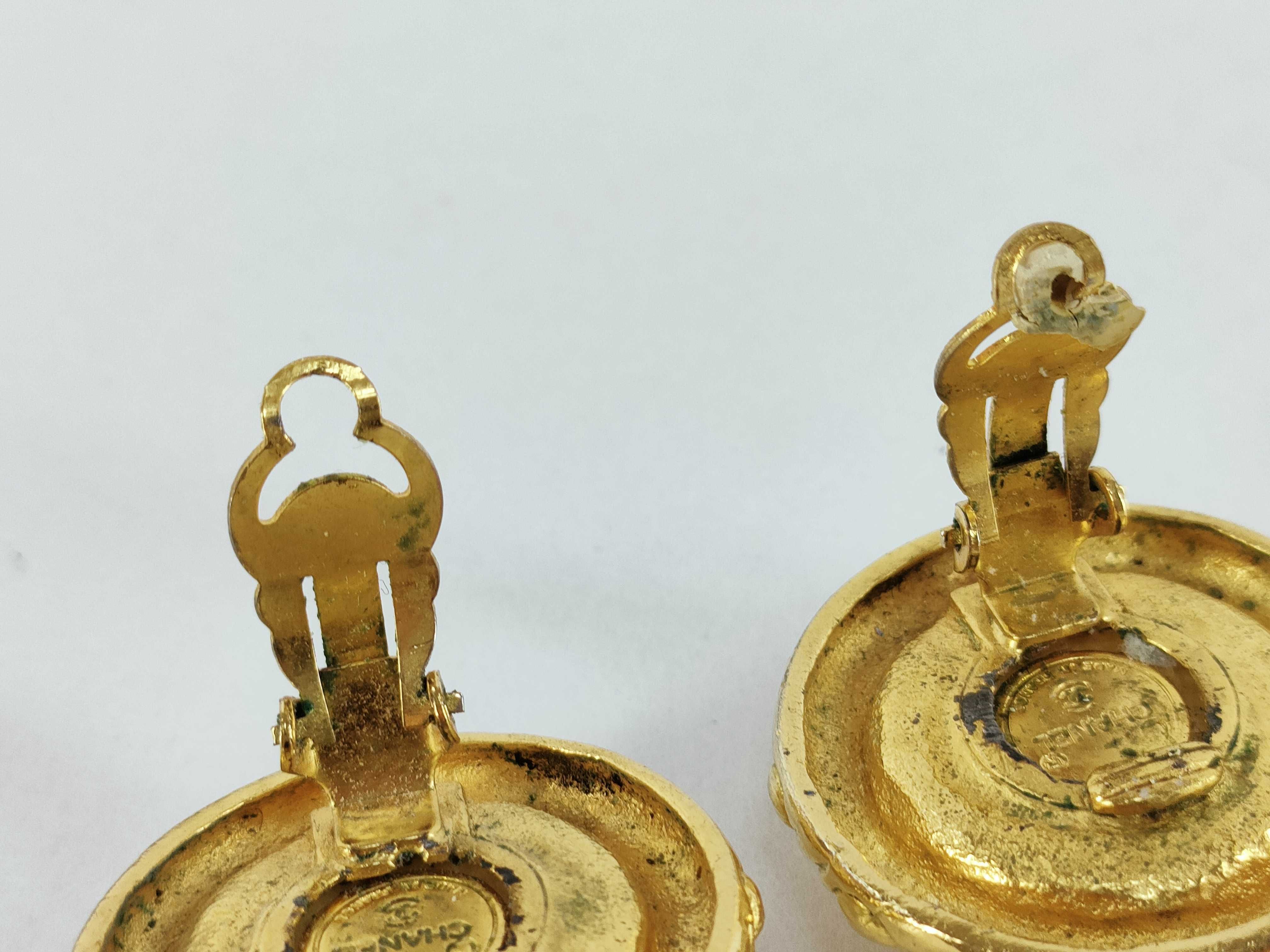 【水曜終了】(10228_0076)CHANEL フェイクパール イヤリング