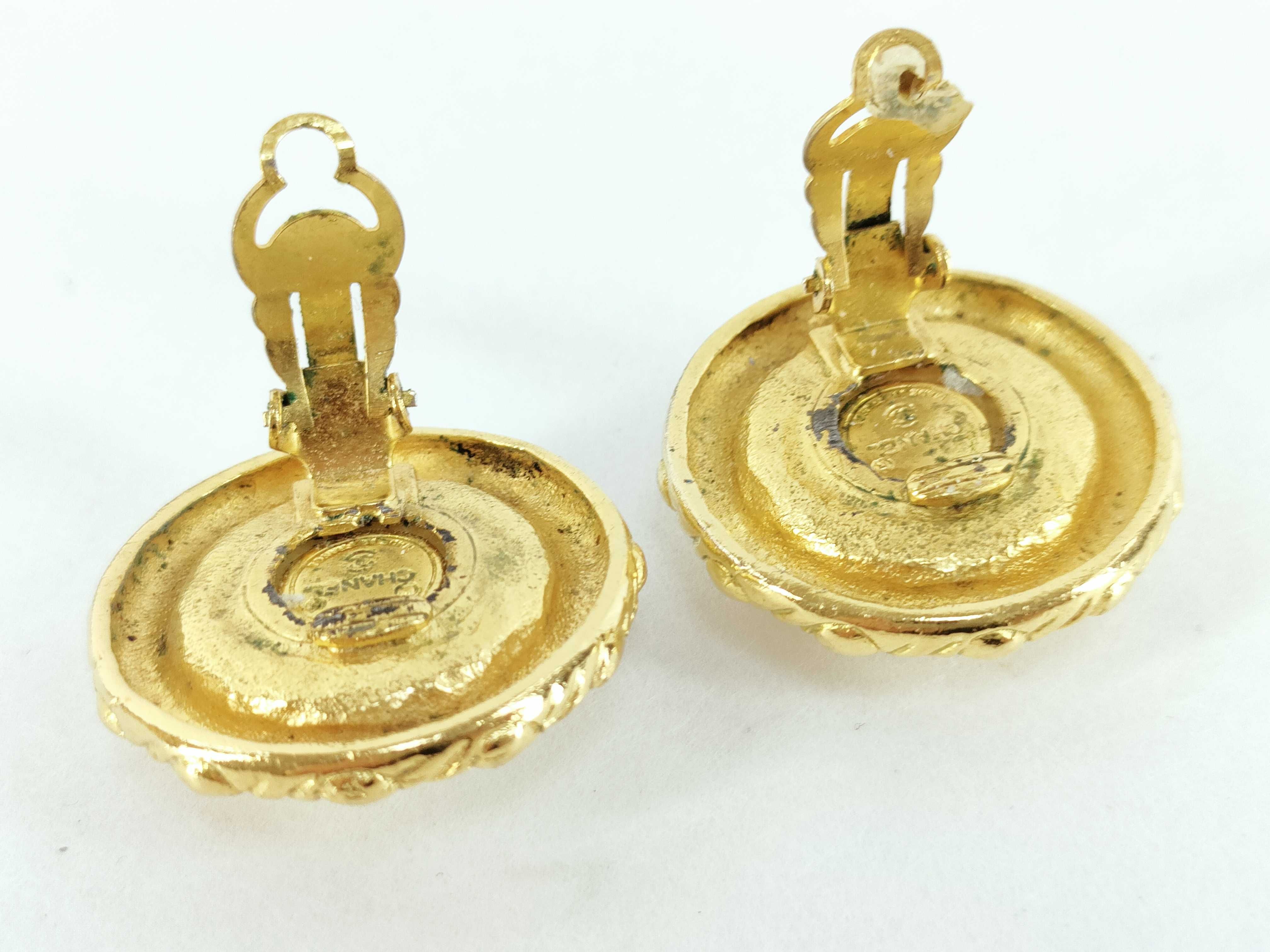 【水曜終了】(10228_0076)CHANEL フェイクパール イヤリング