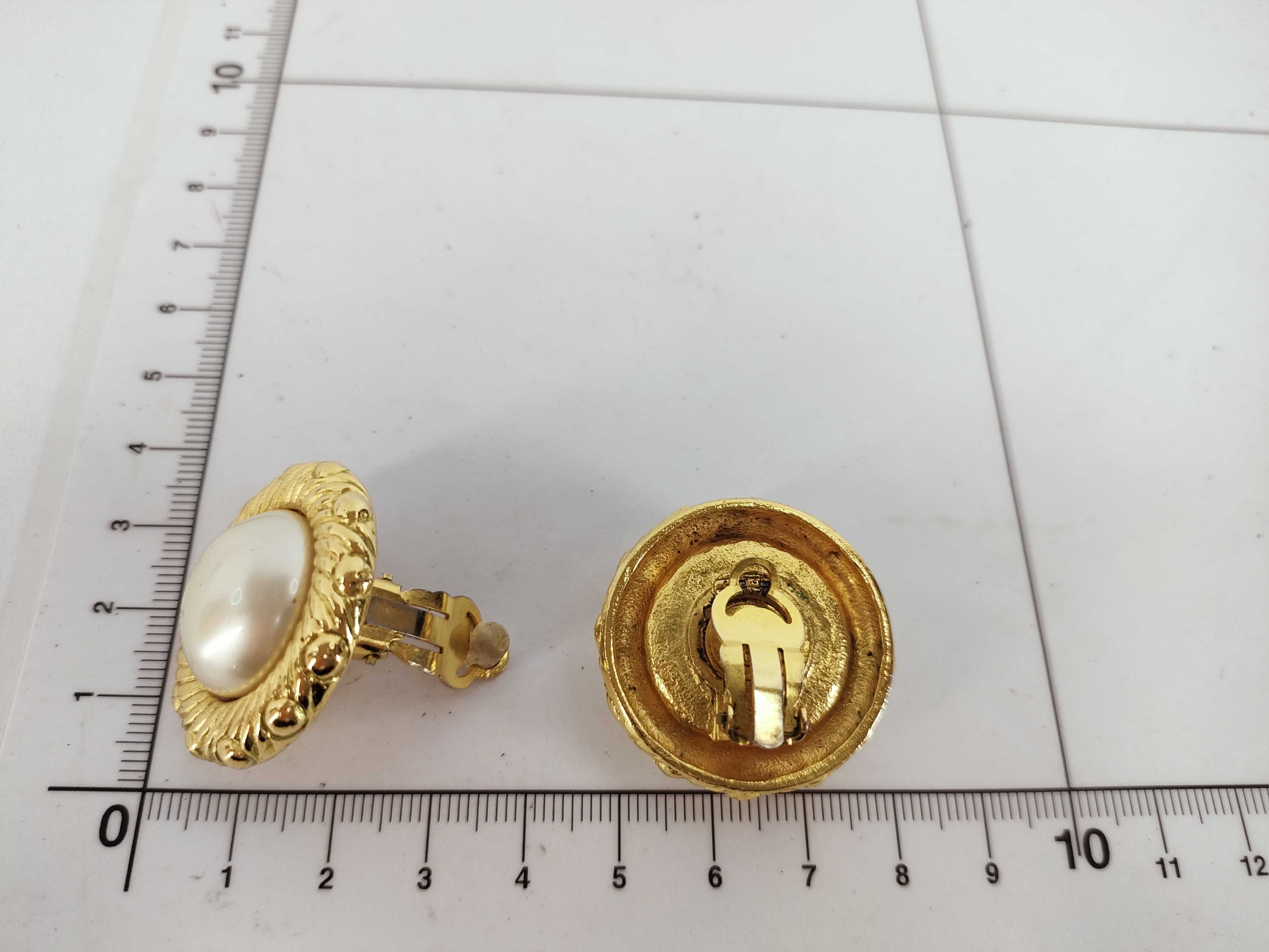 【水曜終了】(10228_0076)CHANEL フェイクパール イヤリング