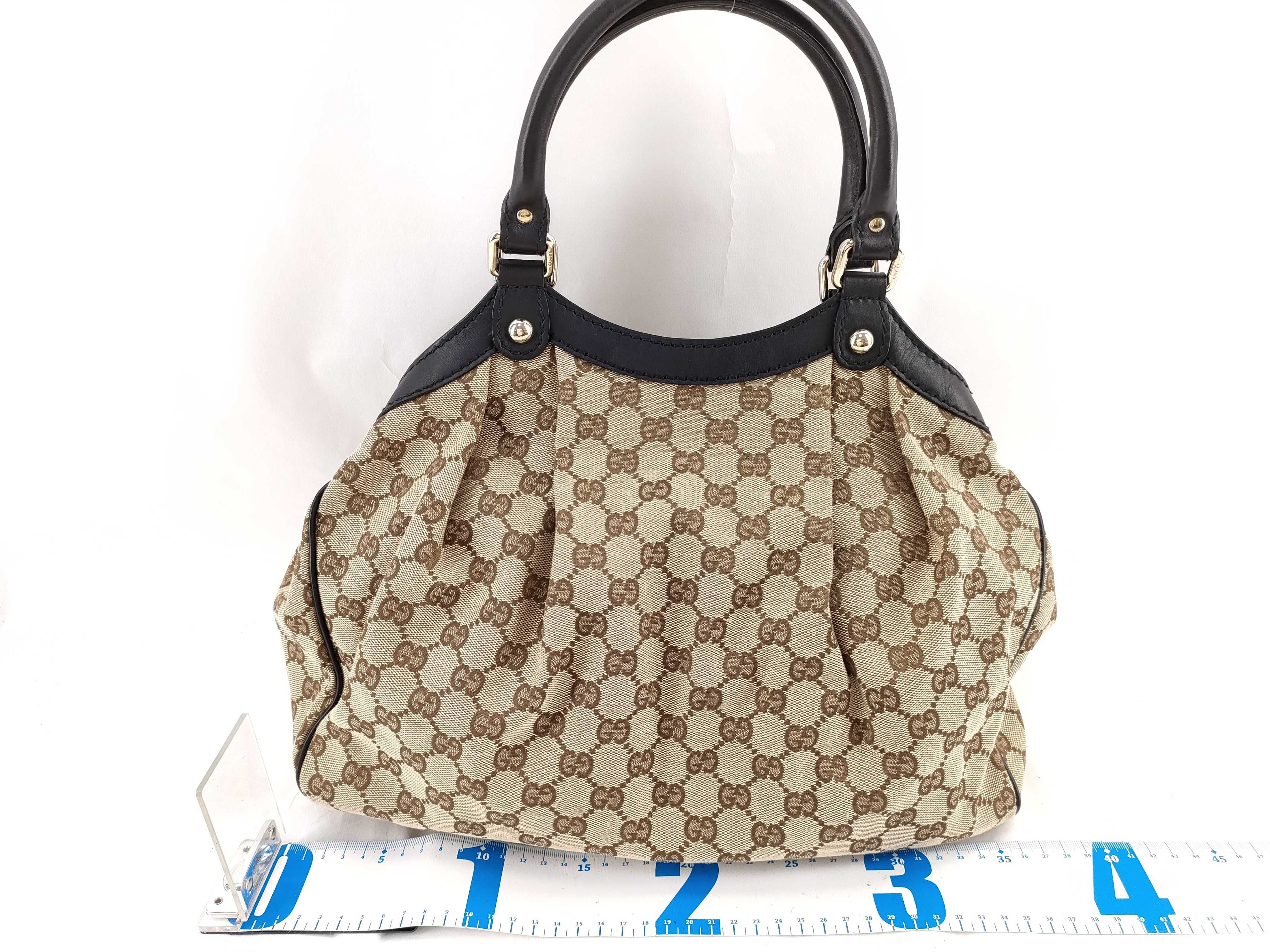 【水曜終了】(10219_0046)GUCCI GGキャンバス 211944 ハンドバッグ トートバッグ
