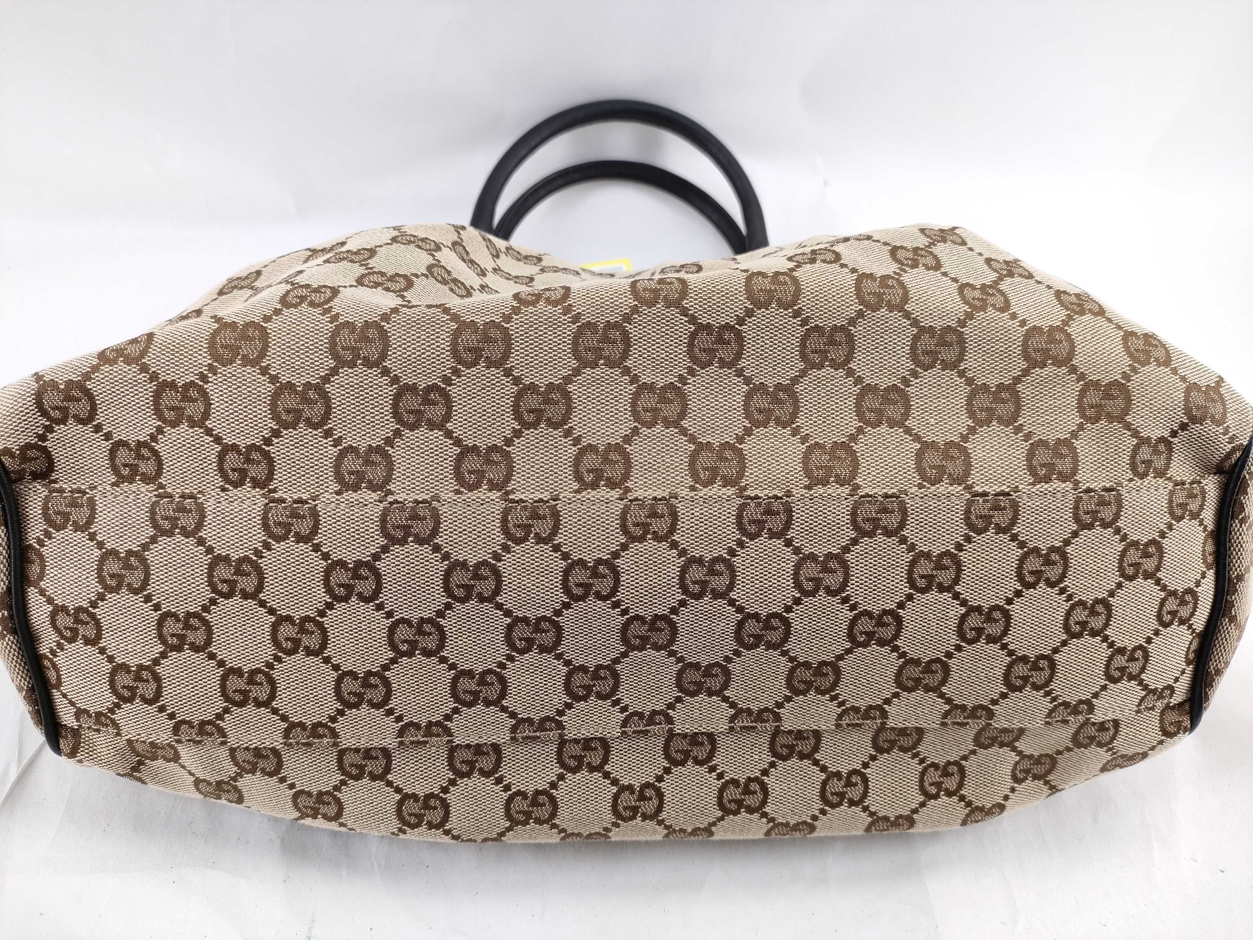 【水曜終了】(10219_0046)GUCCI GGキャンバス 211944 ハンドバッグ トートバッグ