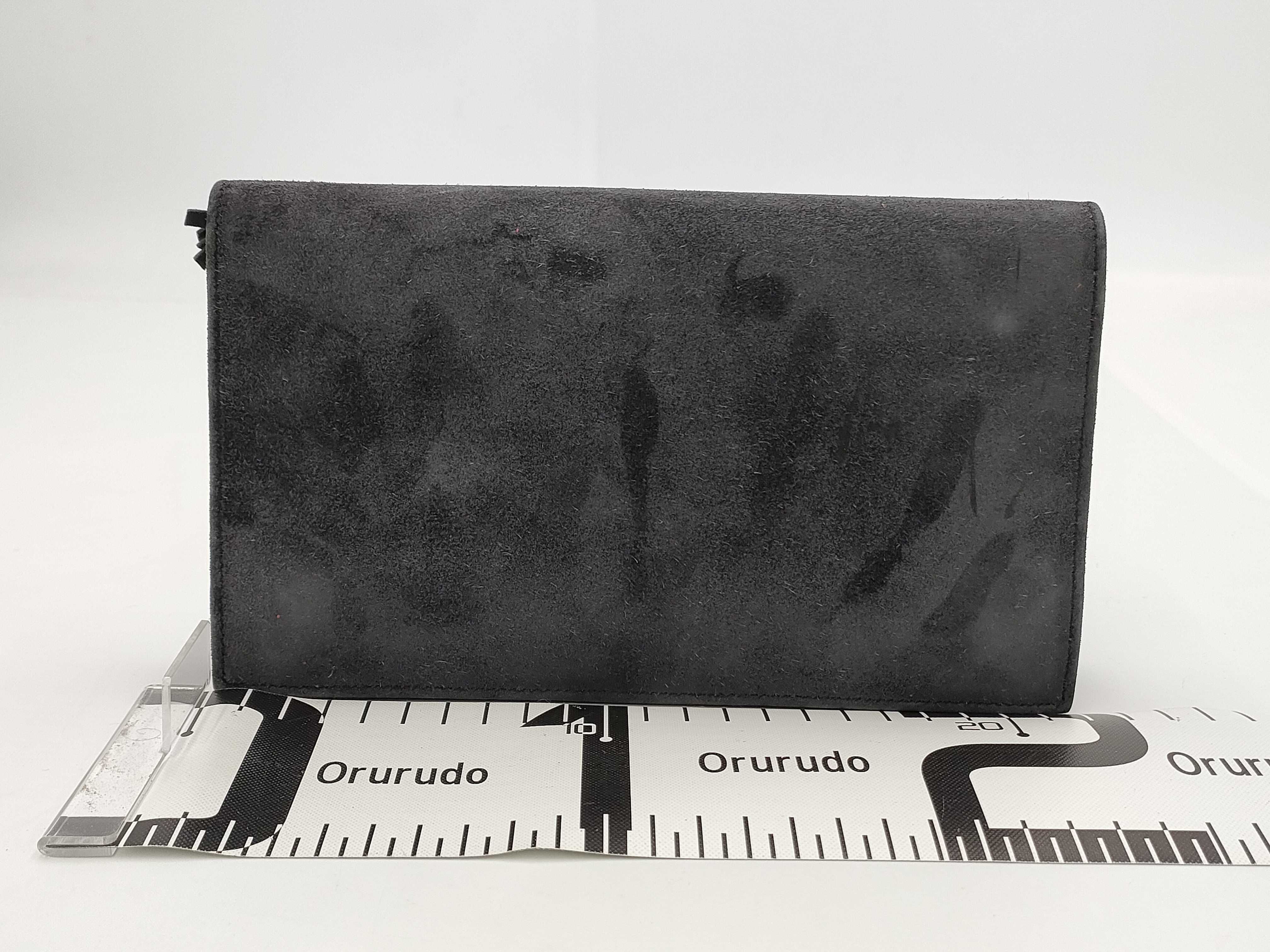 【水曜終了】(10227_0034)HERMES ドブリス ネイビー クラッチバッグ