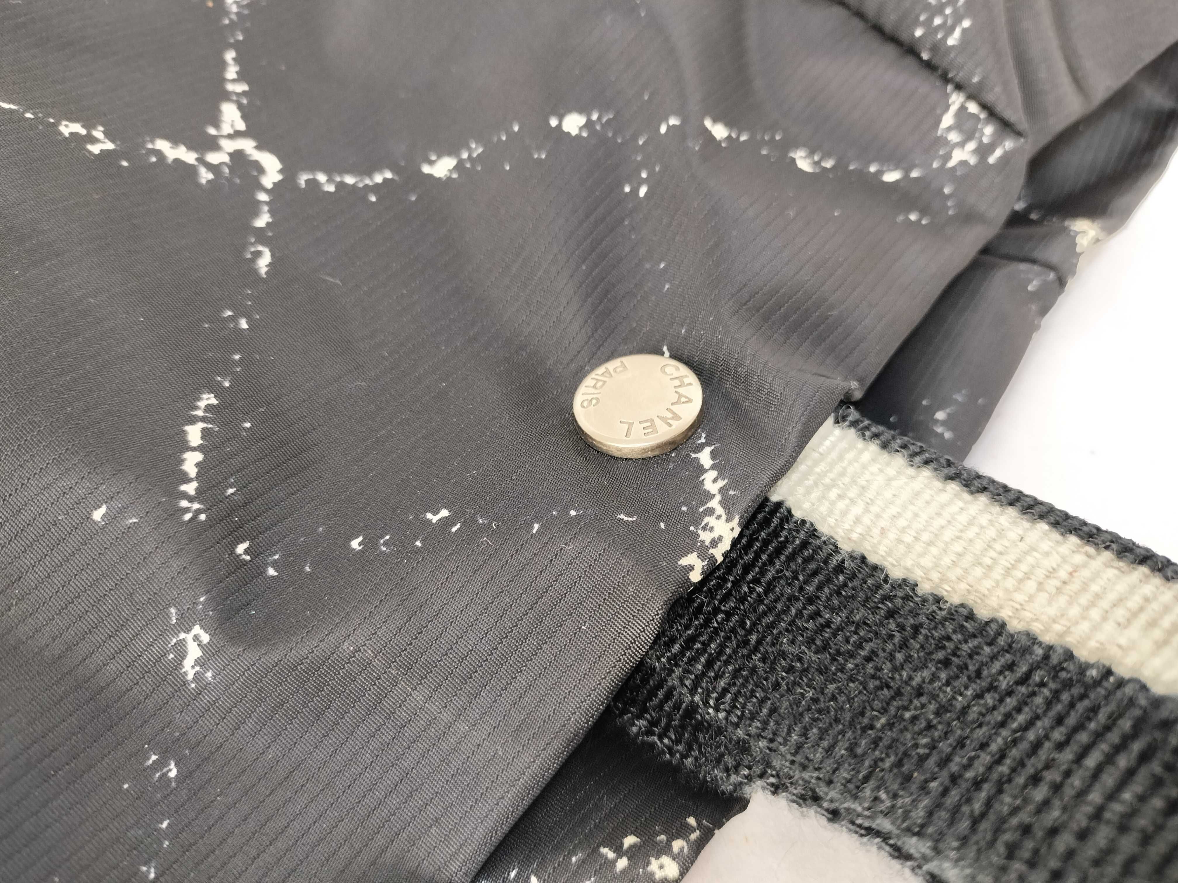 【水曜終了】(10228_0069)CHANEL シャネル 旧トラベルライン ナイロン トートバッグ ブラック シルバー金具 6286202 インナーバッグ付き