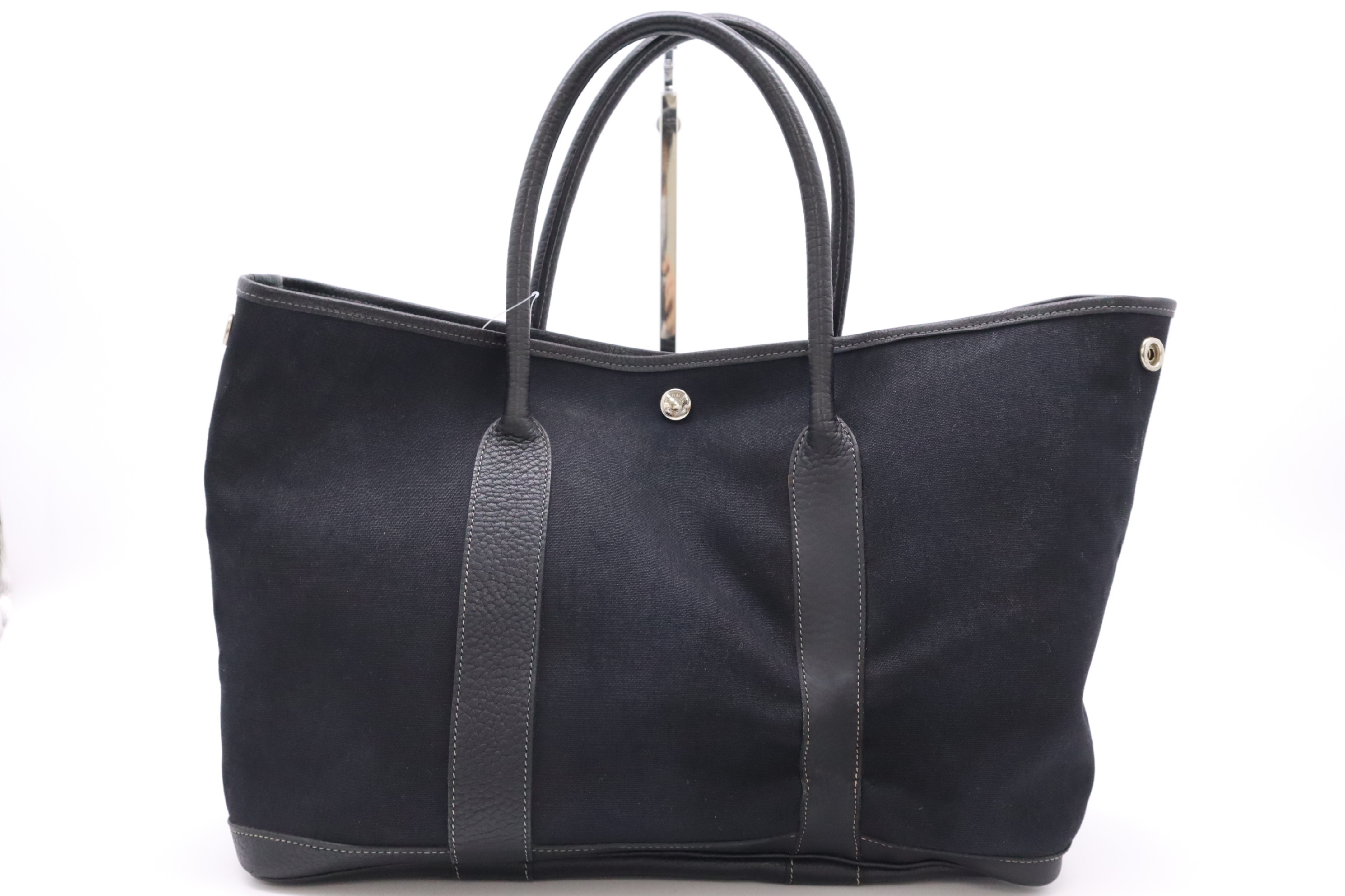 【水曜終了】(10943_0003)HERMES ガーデンパーティMM トワル □I 2005年 トートバッグ