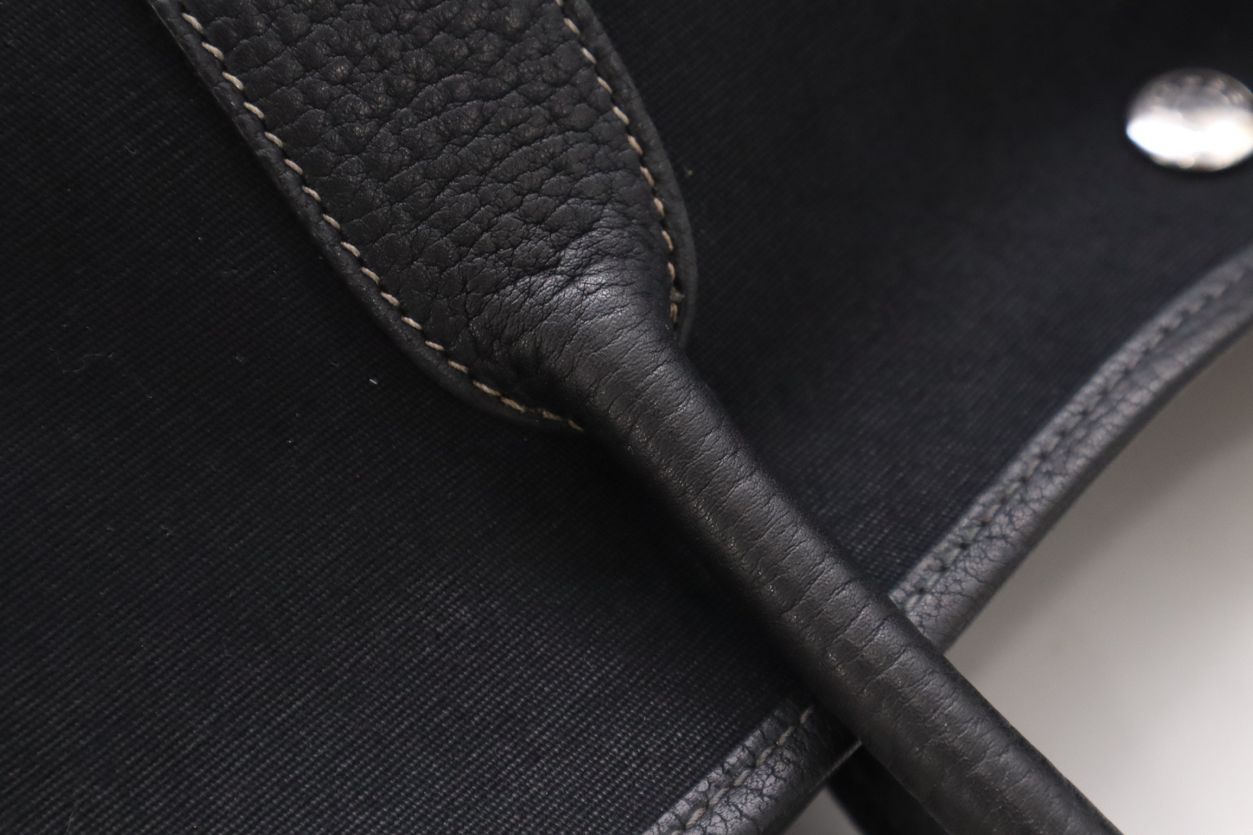 【水曜終了】(10943_0003)HERMES ガーデンパーティMM トワル □I 2005年 トートバッグ