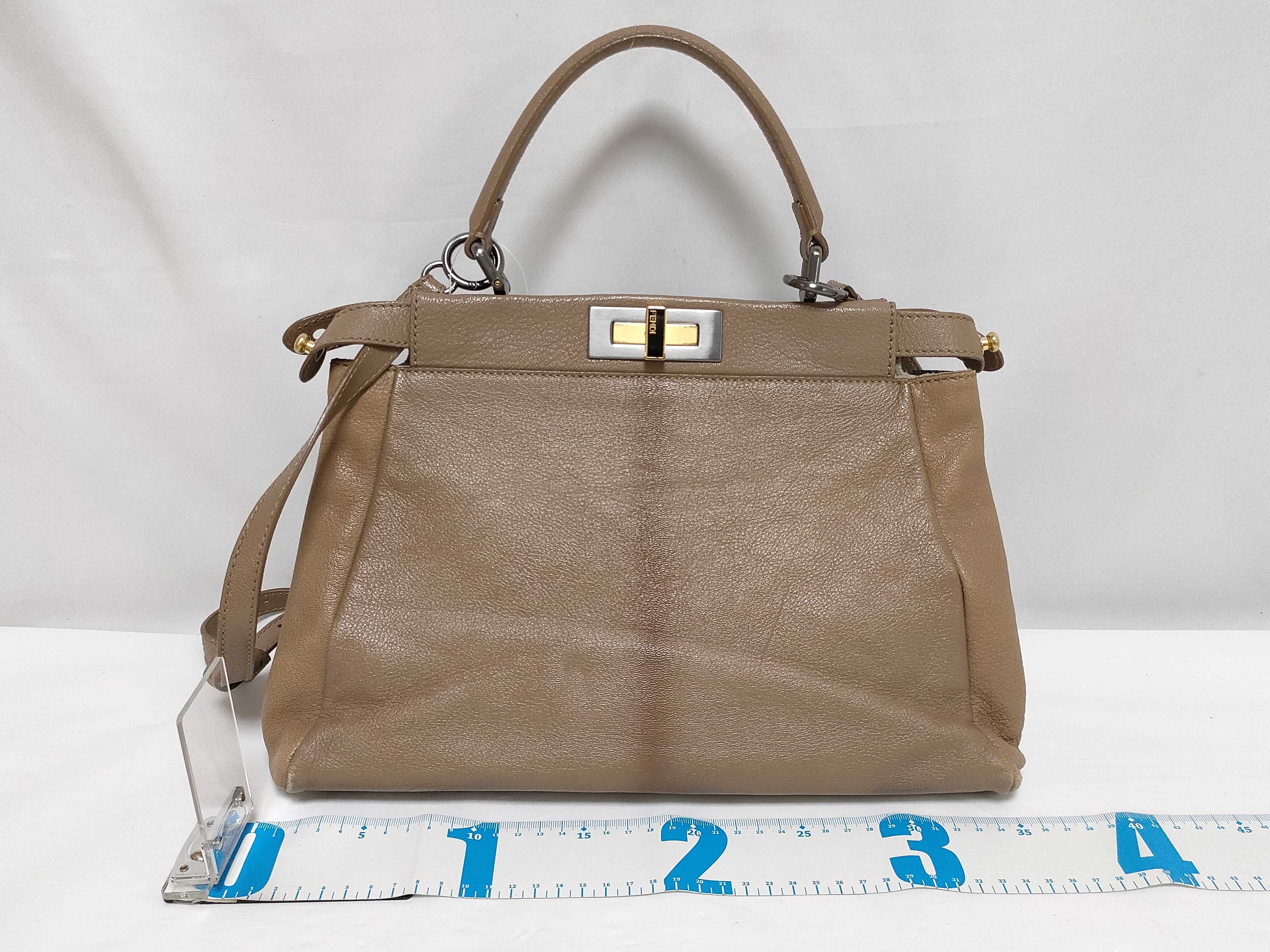 【水曜終了】(10699_0196)▼FENDI ピーカブー ハンドバッグ