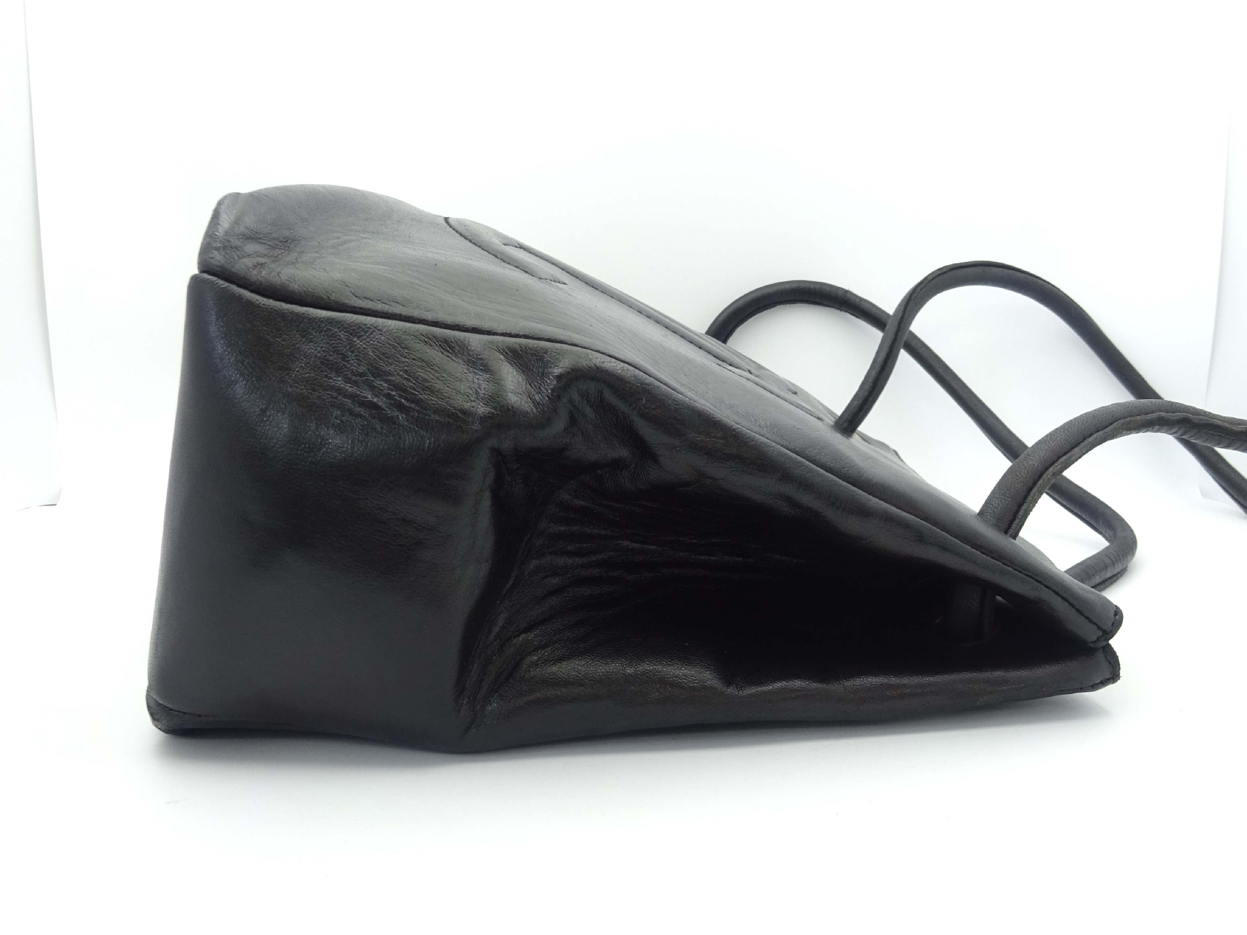 【水曜終了】(10228_0070)CHANEL ココマーク レザー トートバッグ