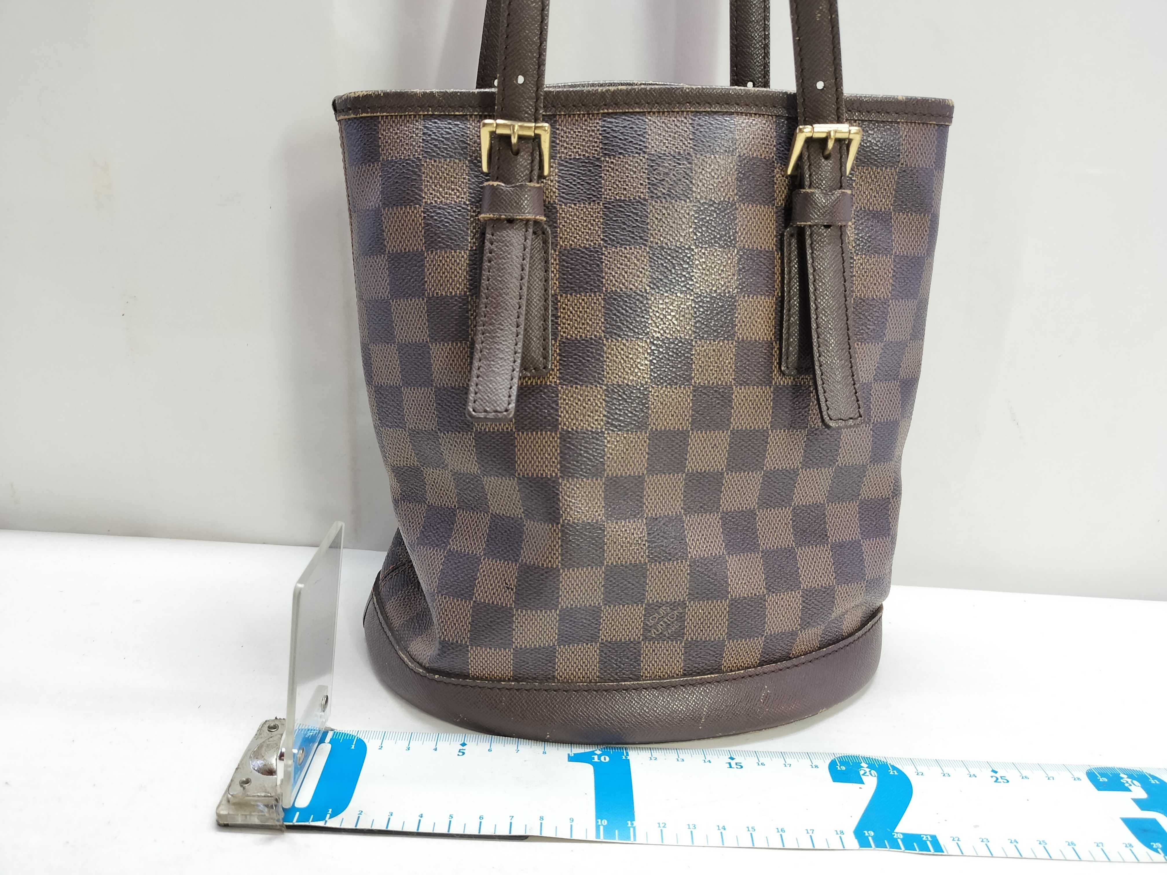 【水曜終了】(10229_0194)LOUIS VUITTON LV ダミエ マレ N42240 SP0032 トートバッグ