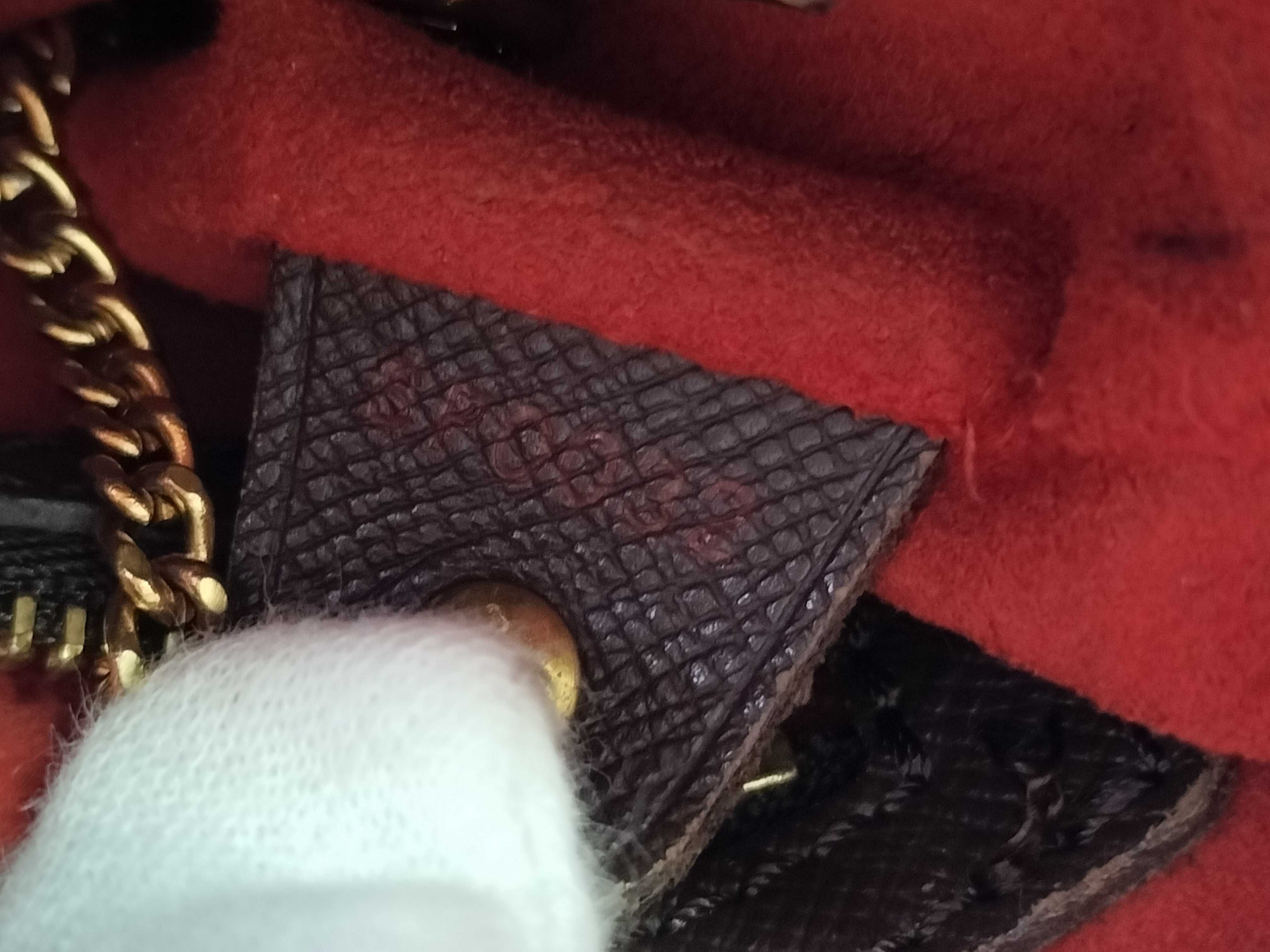 【水曜終了】(10229_0194)LOUIS VUITTON LV ダミエ マレ N42240 SP0032 トートバッグ