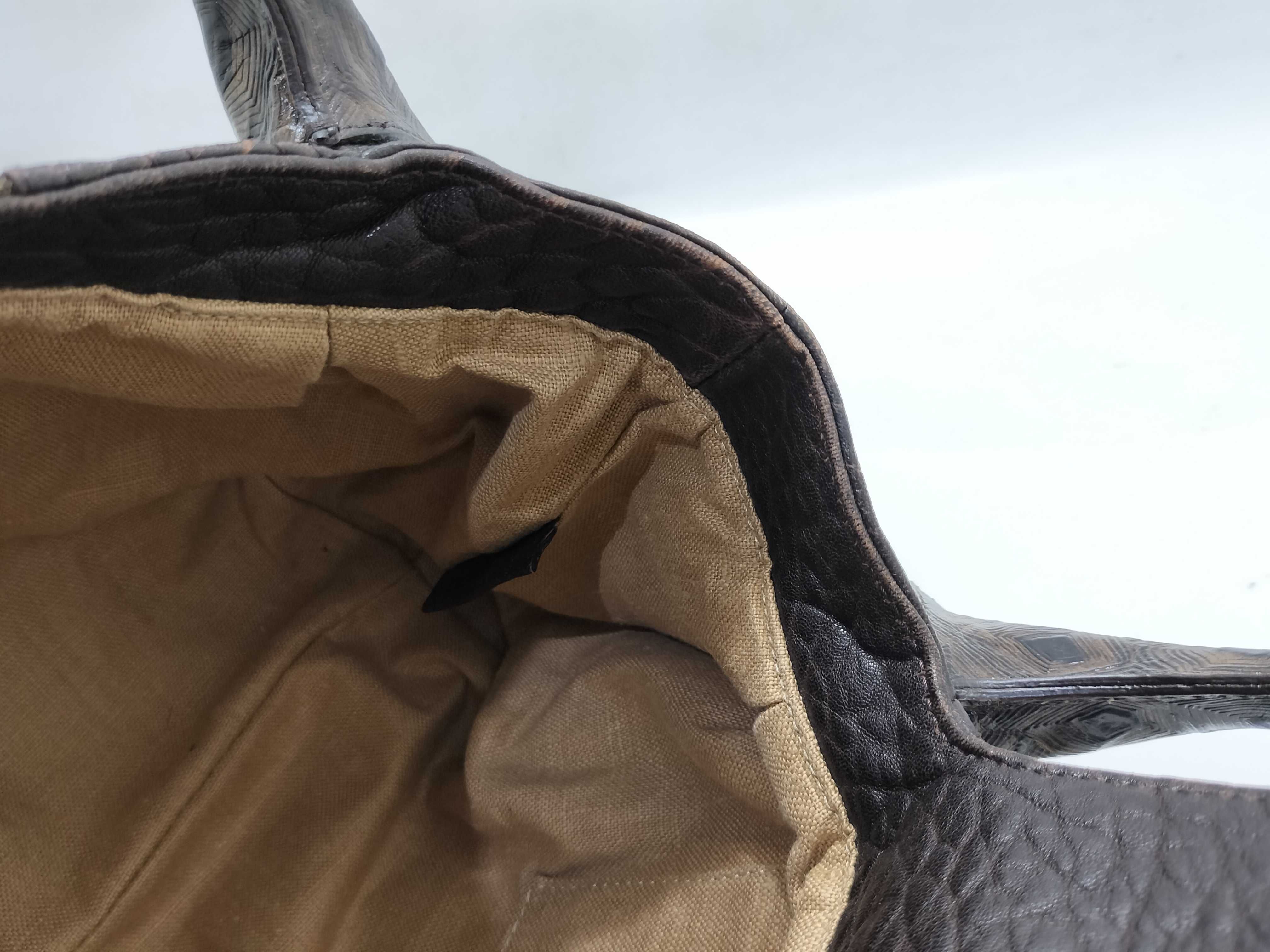【水曜終了】(10230_0333)FENDI スパイバッグ ズッカ柄 ハンドバッグ