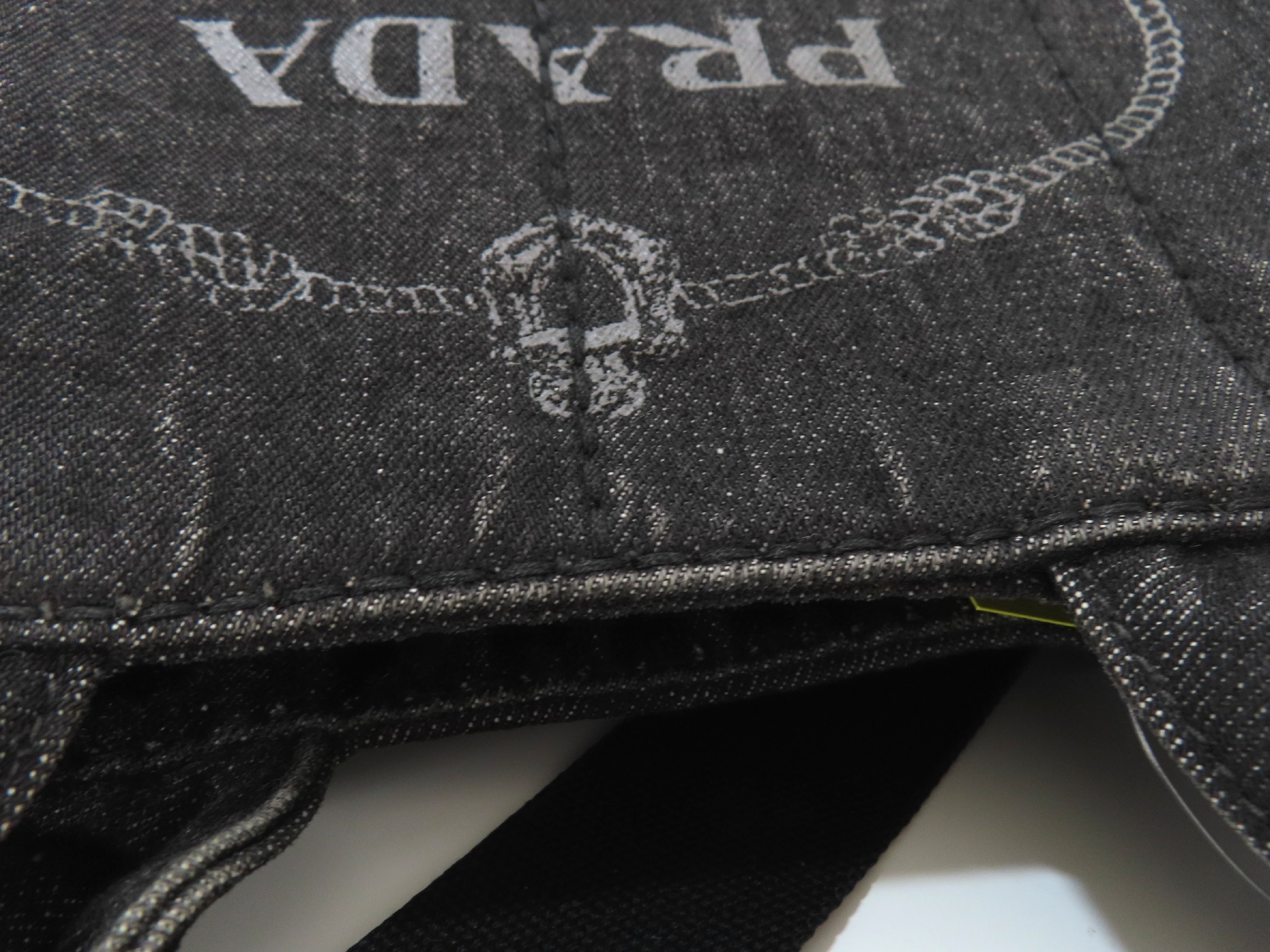 【水曜終了】(10230_0262)PRADA プラダ カナパ キャンバス 2WAYハンドバッグ ブラック B2439G