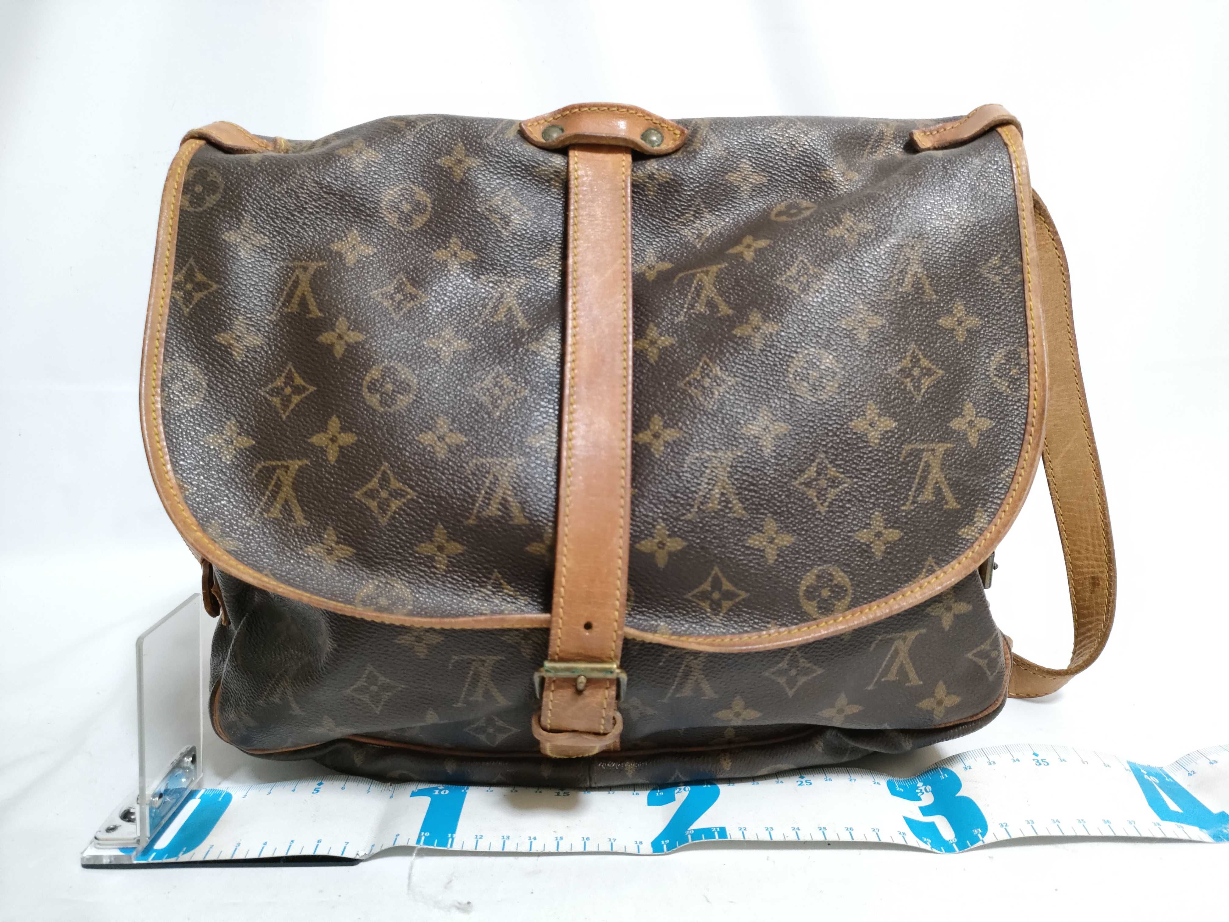 【水曜終了】(10229_0397)LOUIS VUITTON Louis Vuitton モノグラム ソミュール35 ショルダーバッグ
