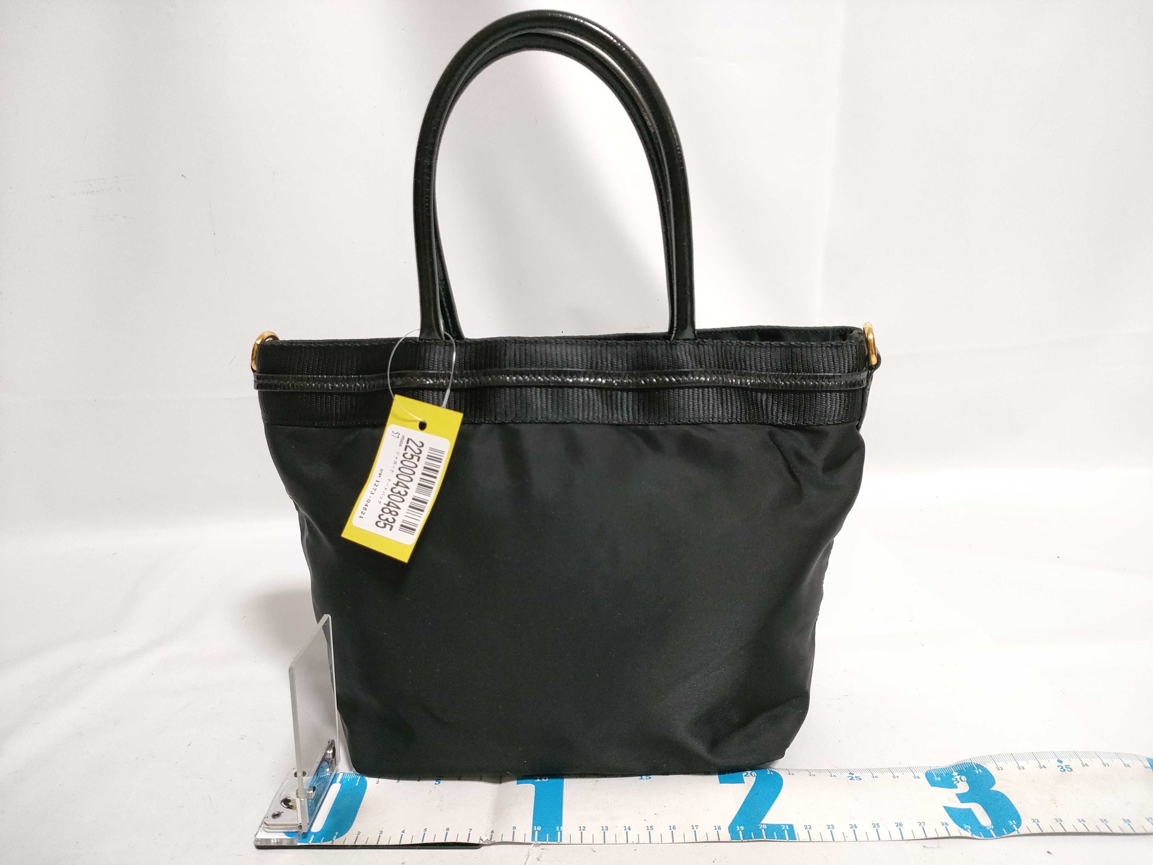 【水曜終了】(10230_0263)PRADA ジャガード トートバッグ