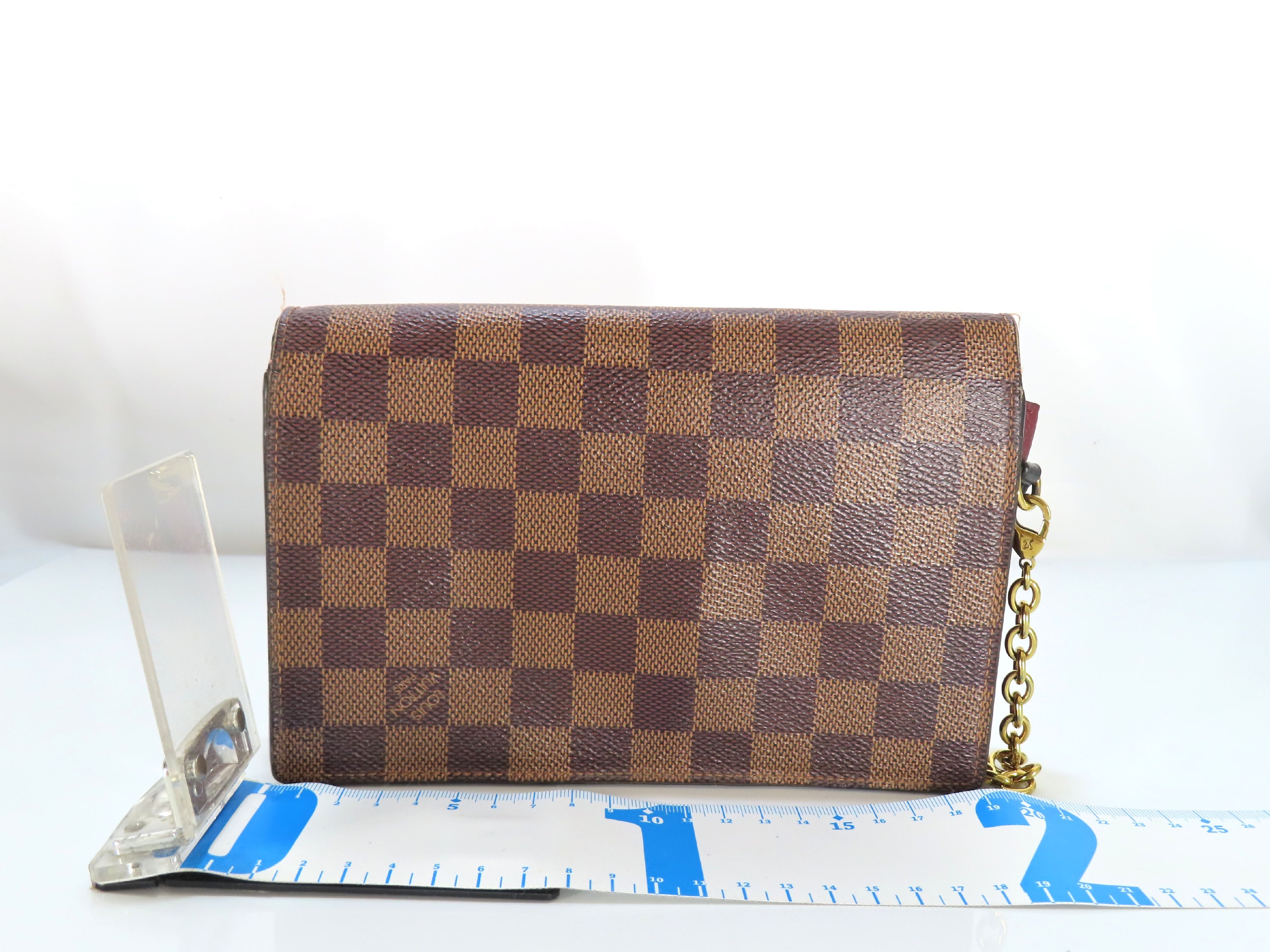 【水曜終了】(10229_0413)LOUIS VUITTON ヴィトン ヴィトン ダミエ ポルトフォイユ・ヴァヴァン N60222 ストラップあり 財布