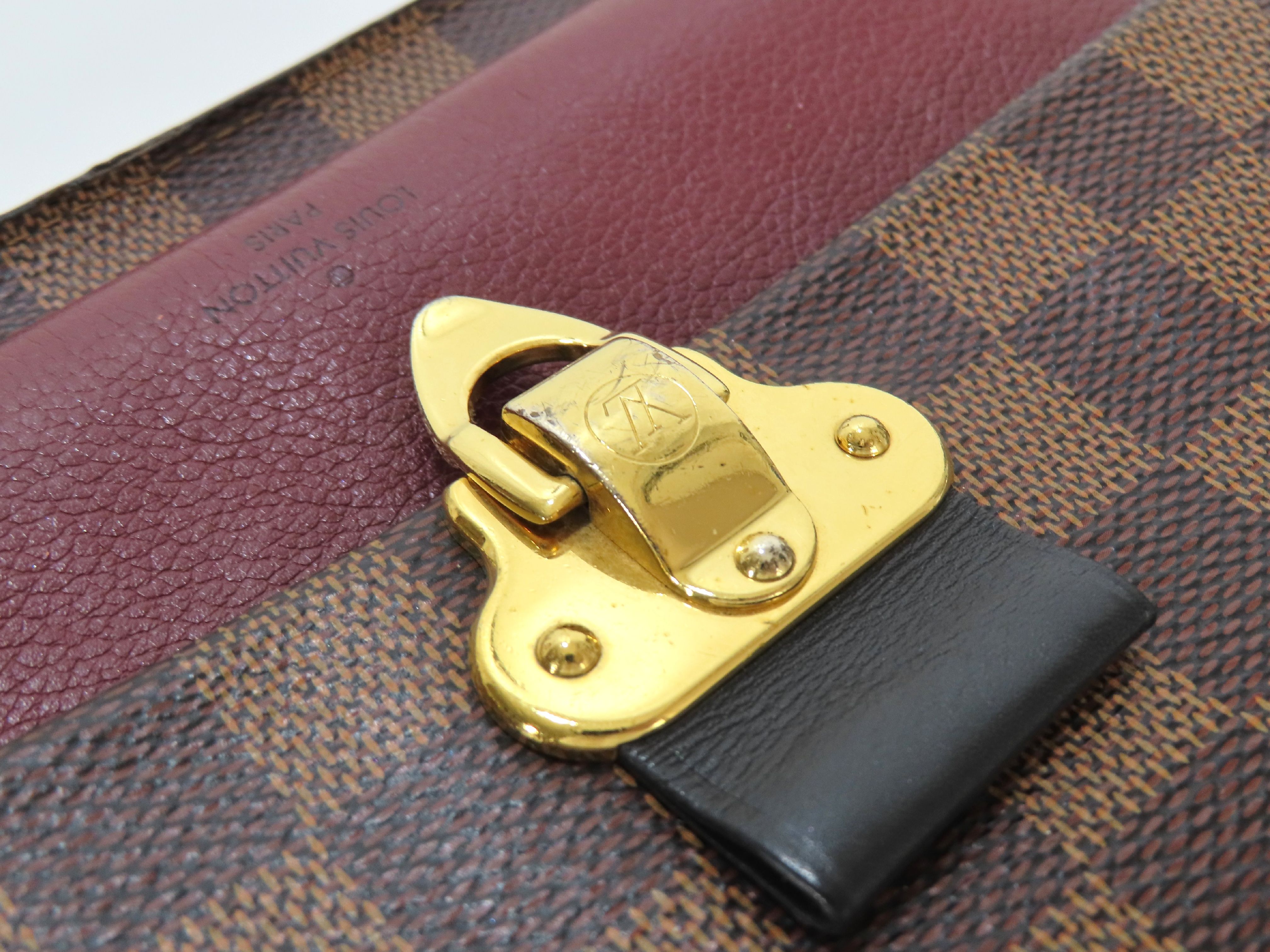 【水曜終了】(10229_0413)LOUIS VUITTON ヴィトン ヴィトン ダミエ ポルトフォイユ・ヴァヴァン N60222 ストラップあり 財布