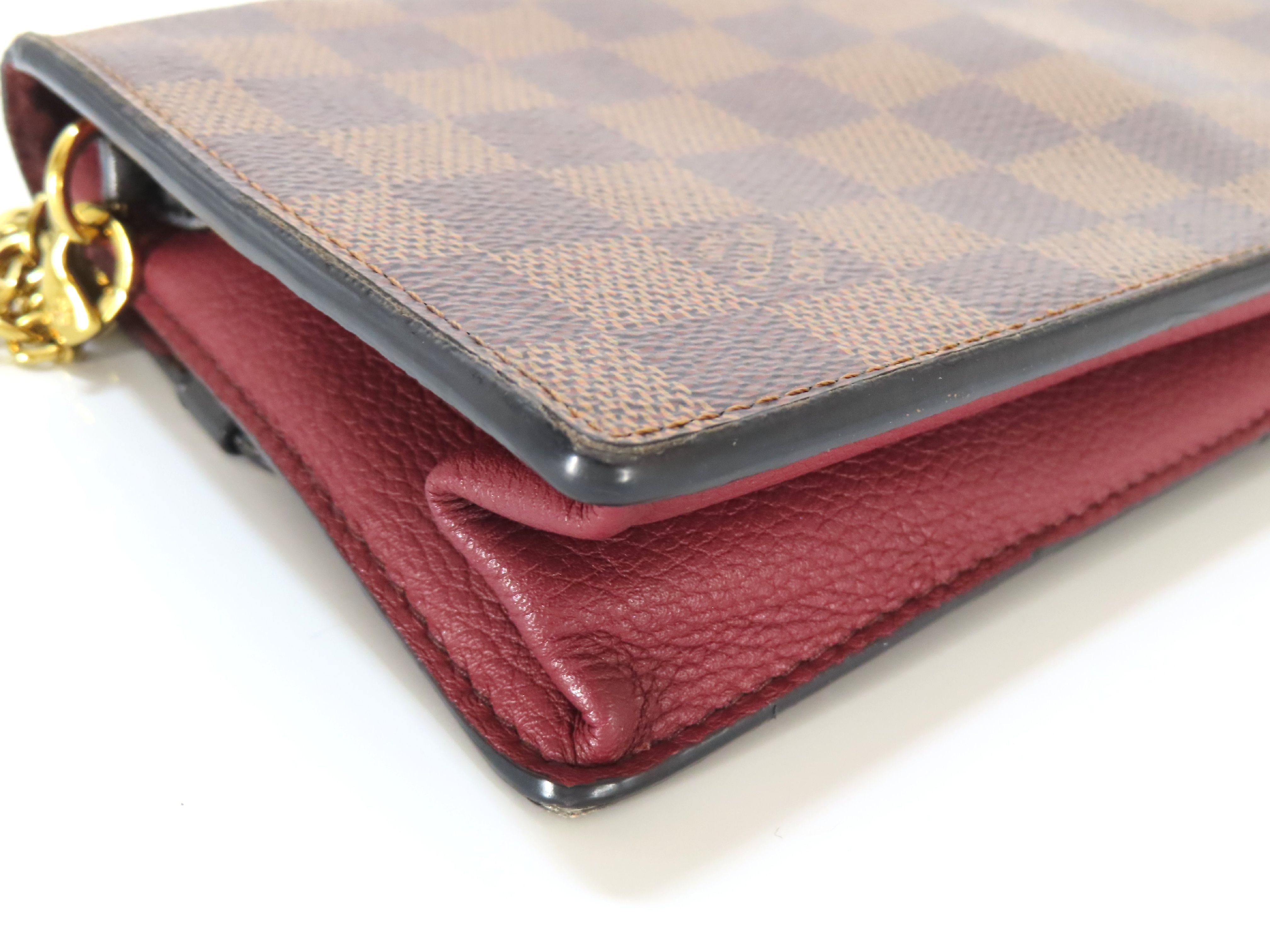【水曜終了】(10229_0413)LOUIS VUITTON ヴィトン ヴィトン ダミエ ポルトフォイユ・ヴァヴァン N60222 ストラップあり 財布