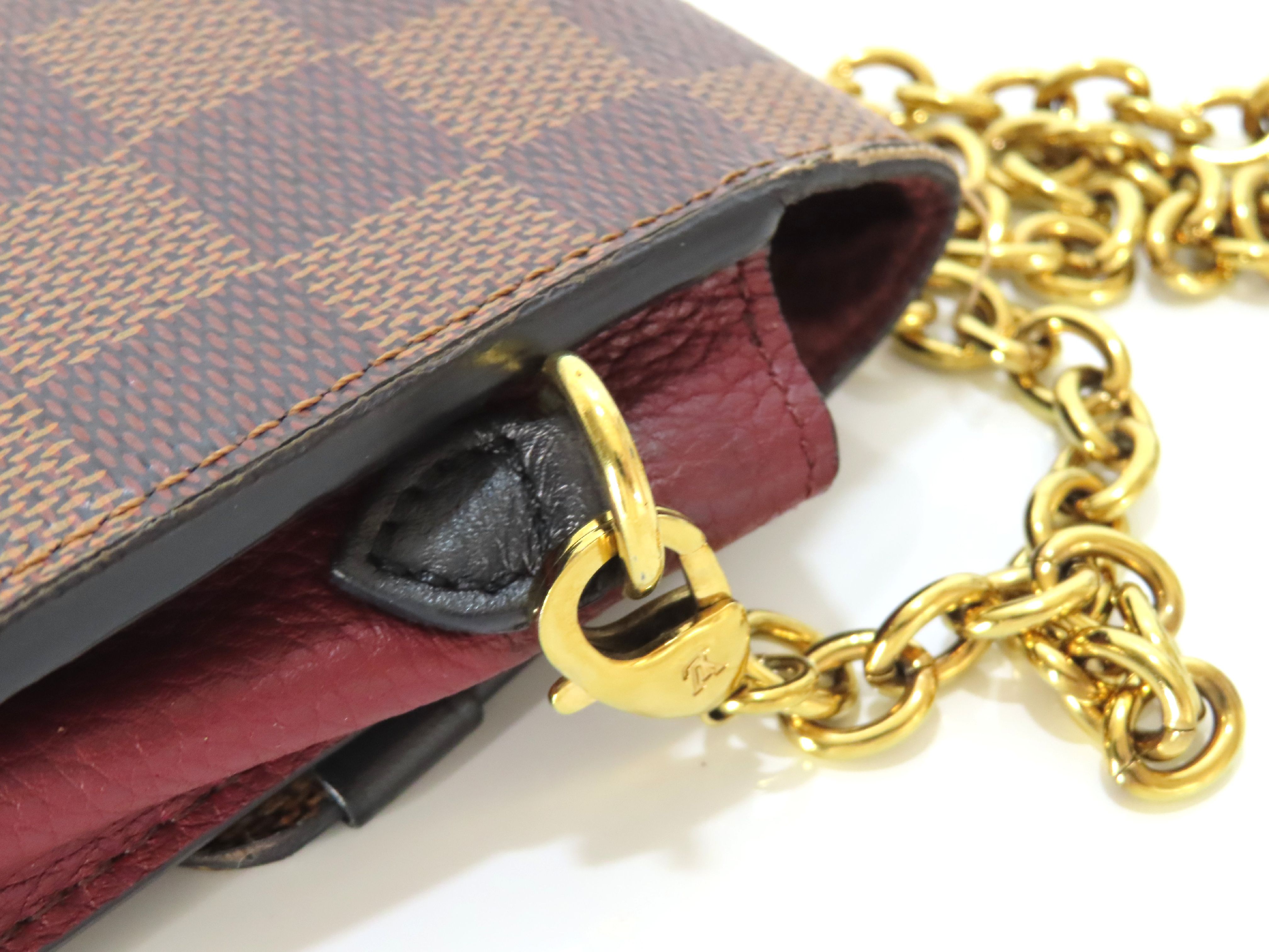 【水曜終了】(10229_0413)LOUIS VUITTON ヴィトン ヴィトン ダミエ ポルトフォイユ・ヴァヴァン N60222 ストラップあり 財布