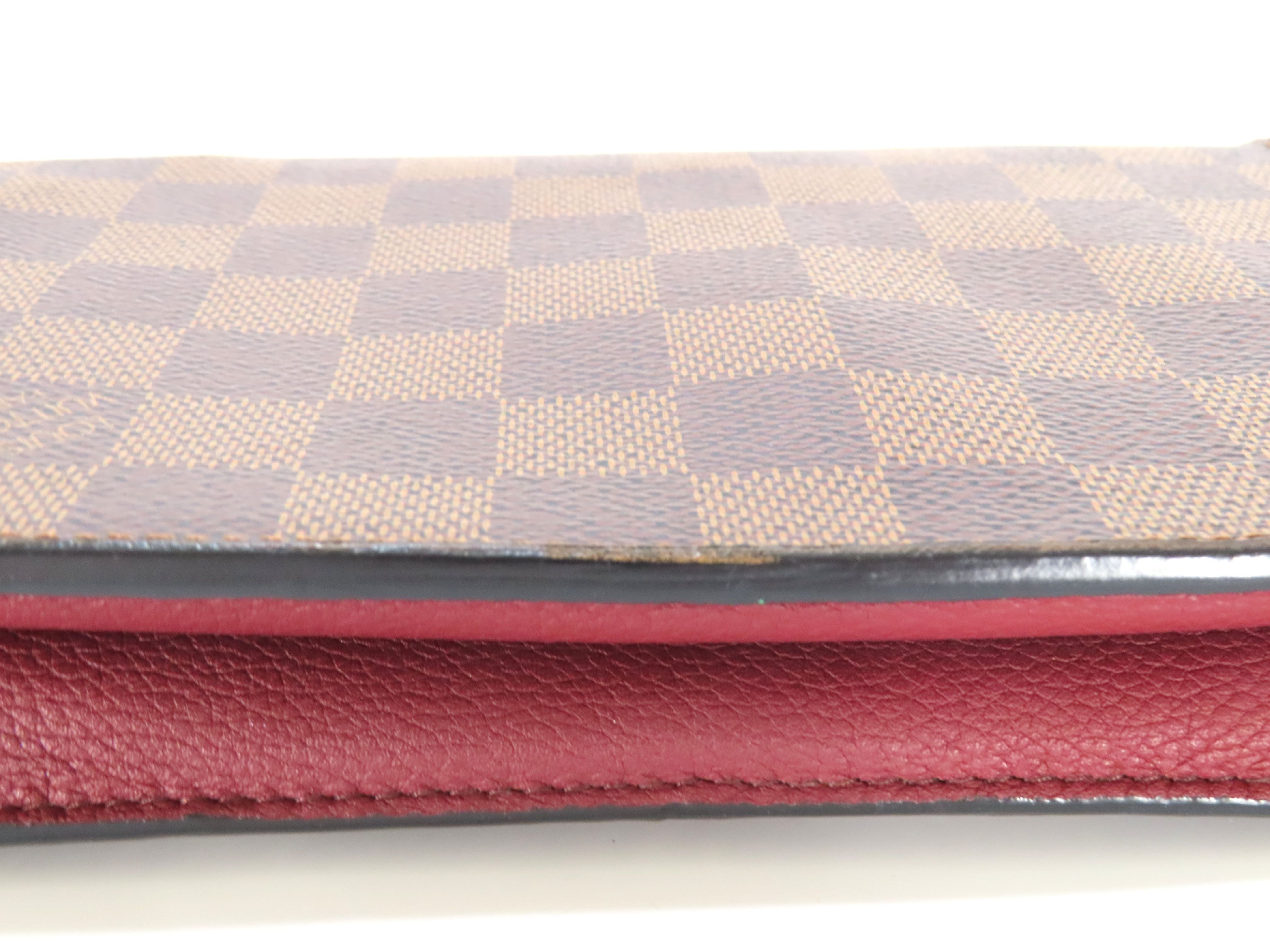 【水曜終了】(10229_0413)LOUIS VUITTON ヴィトン ヴィトン ダミエ ポルトフォイユ・ヴァヴァン N60222 ストラップあり 財布