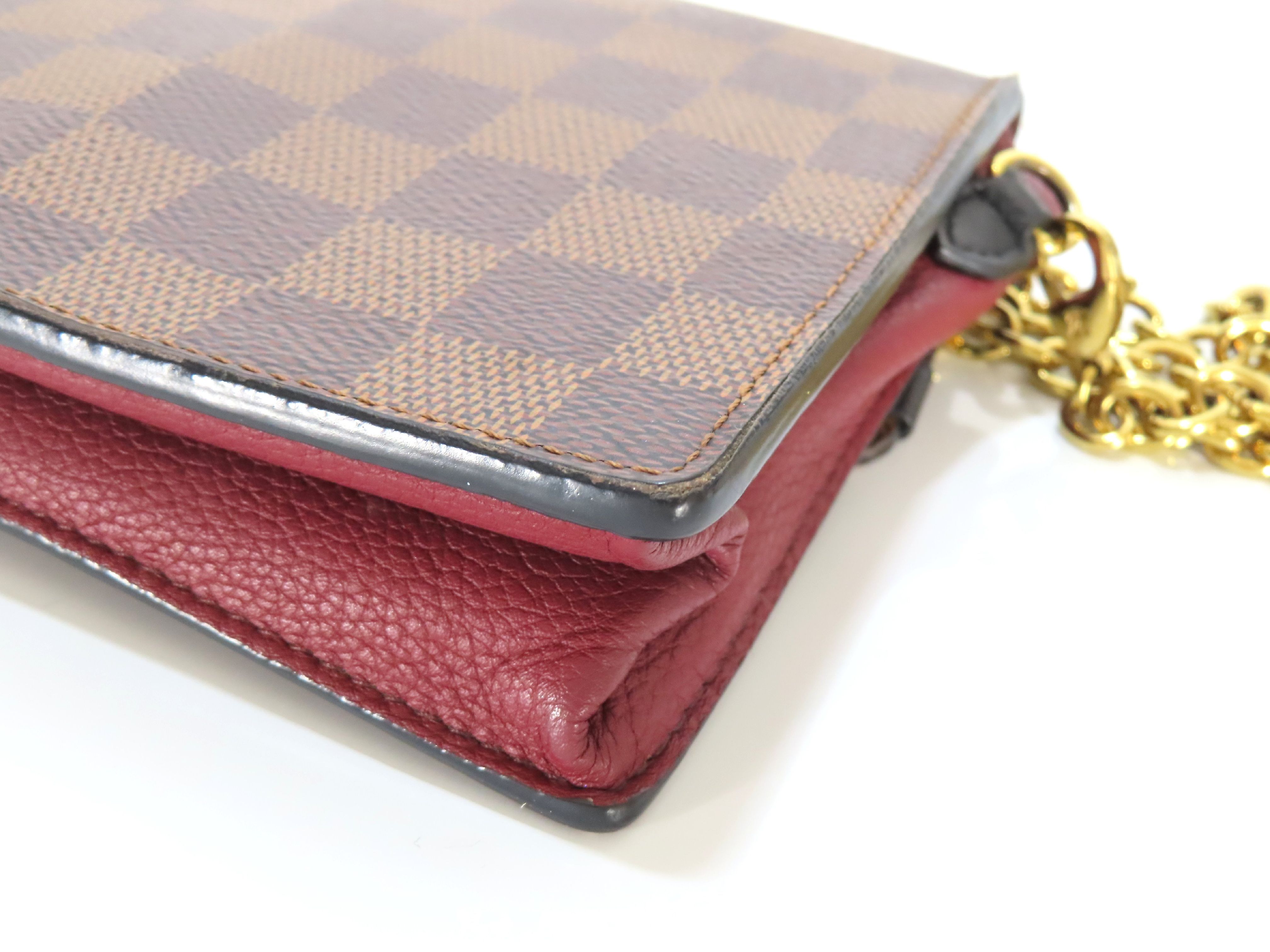 【水曜終了】(10229_0413)LOUIS VUITTON ヴィトン ヴィトン ダミエ ポルトフォイユ・ヴァヴァン N60222 ストラップあり 財布