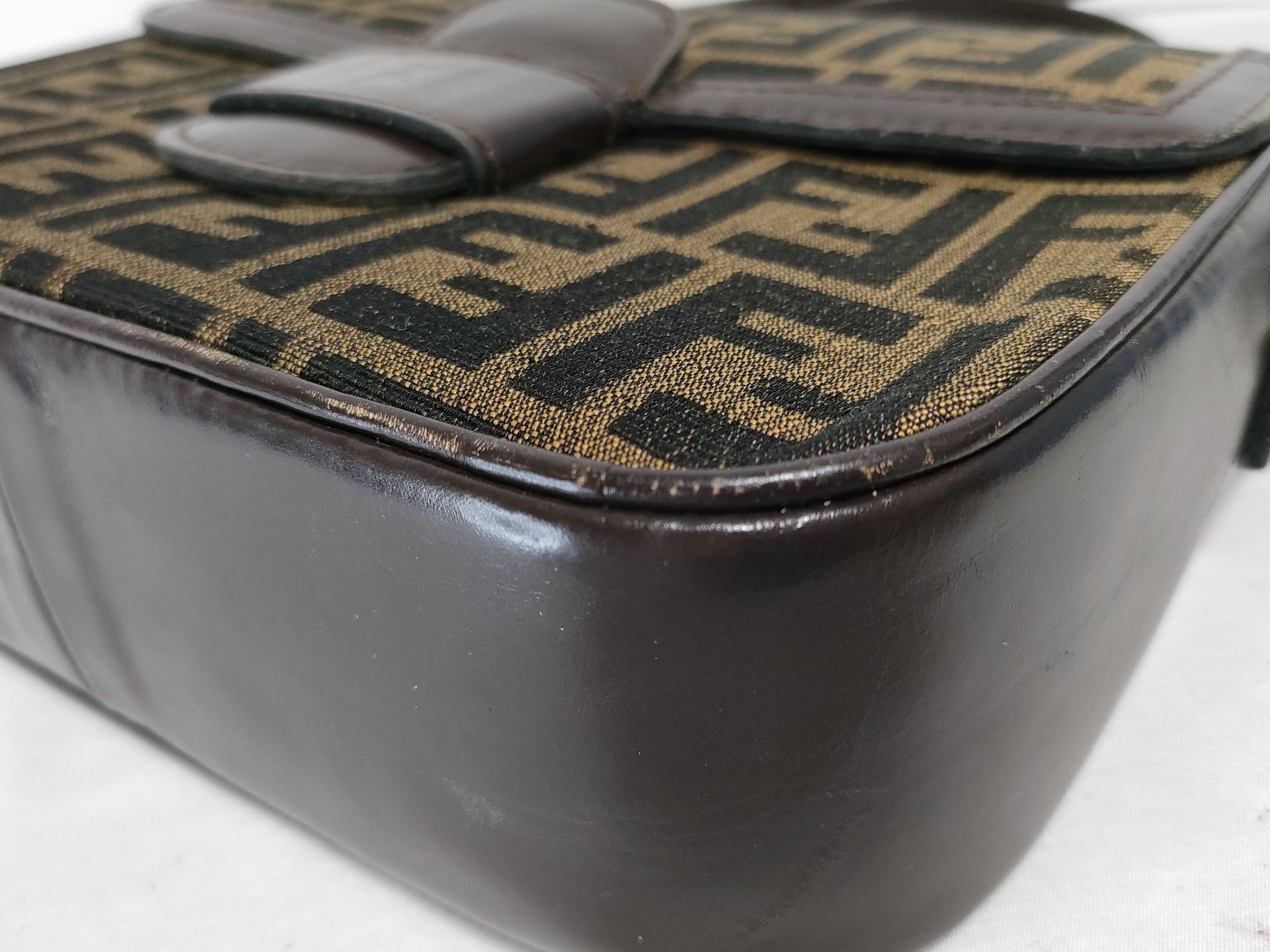 【水曜終了】(10230_0335)FENDI ズッカ ショルダー ショルダーバッグ