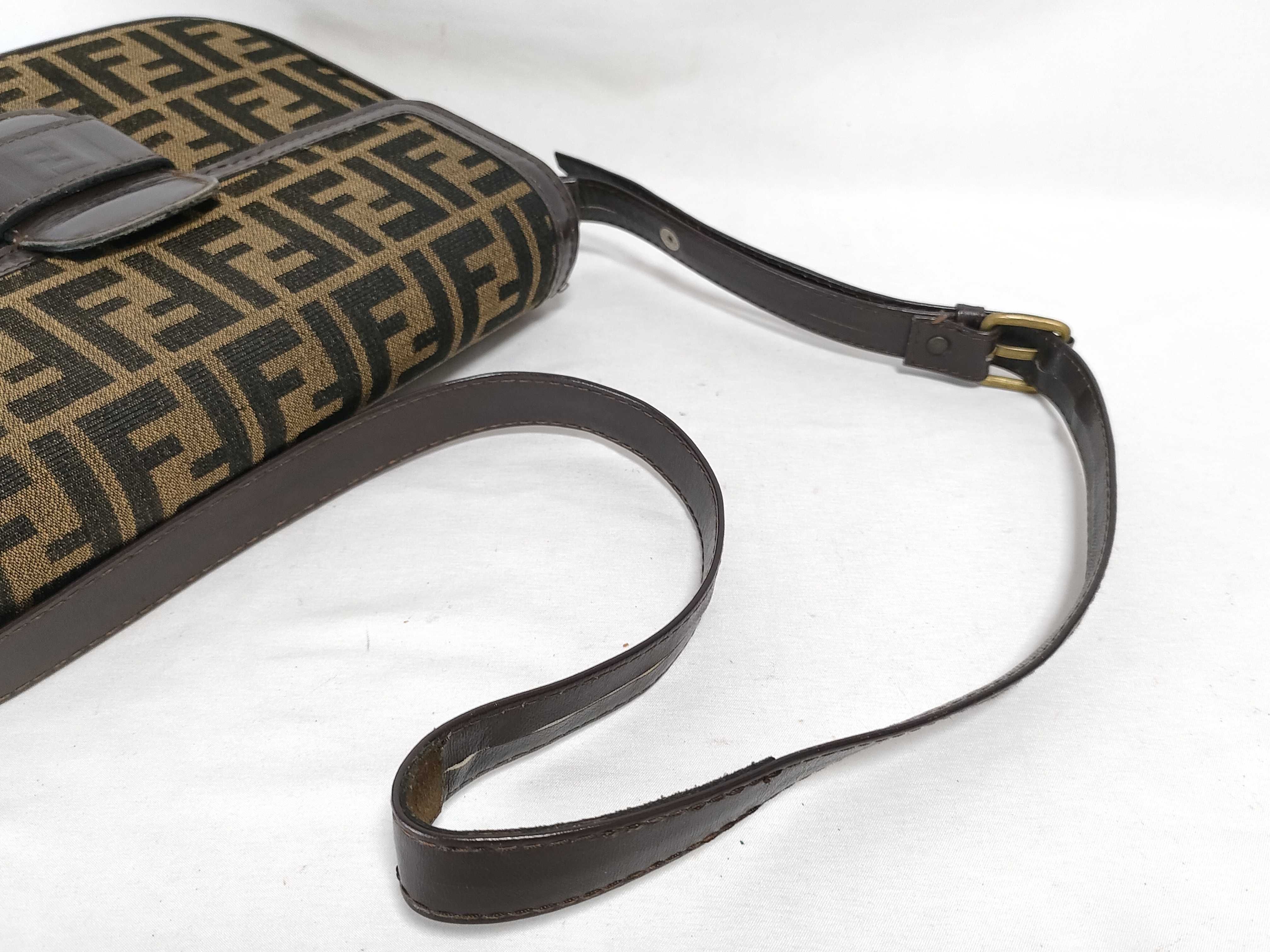 【水曜終了】(10230_0335)FENDI ズッカ ショルダー ショルダーバッグ