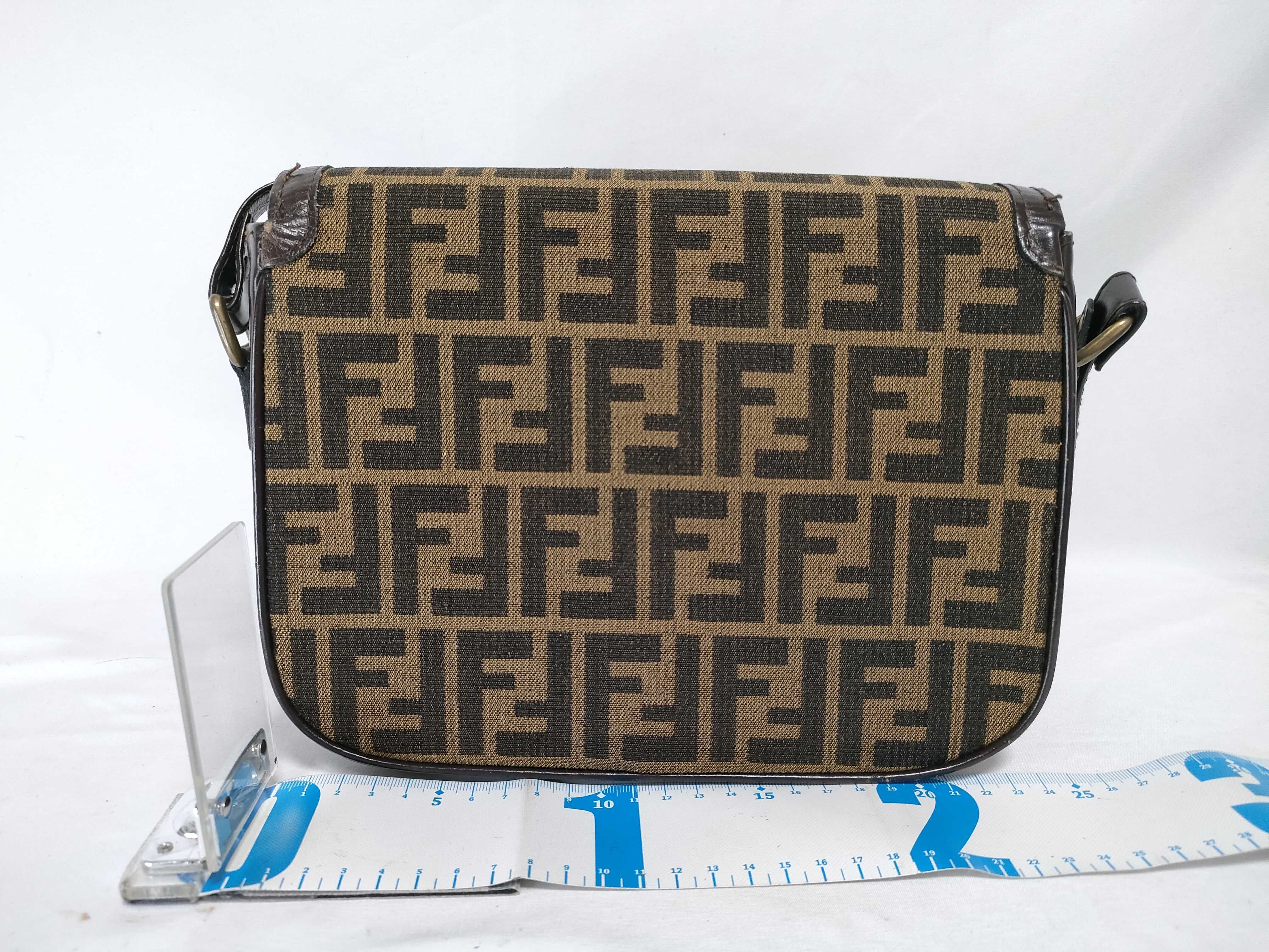 【水曜終了】(10230_0335)FENDI ズッカ ショルダー ショルダーバッグ