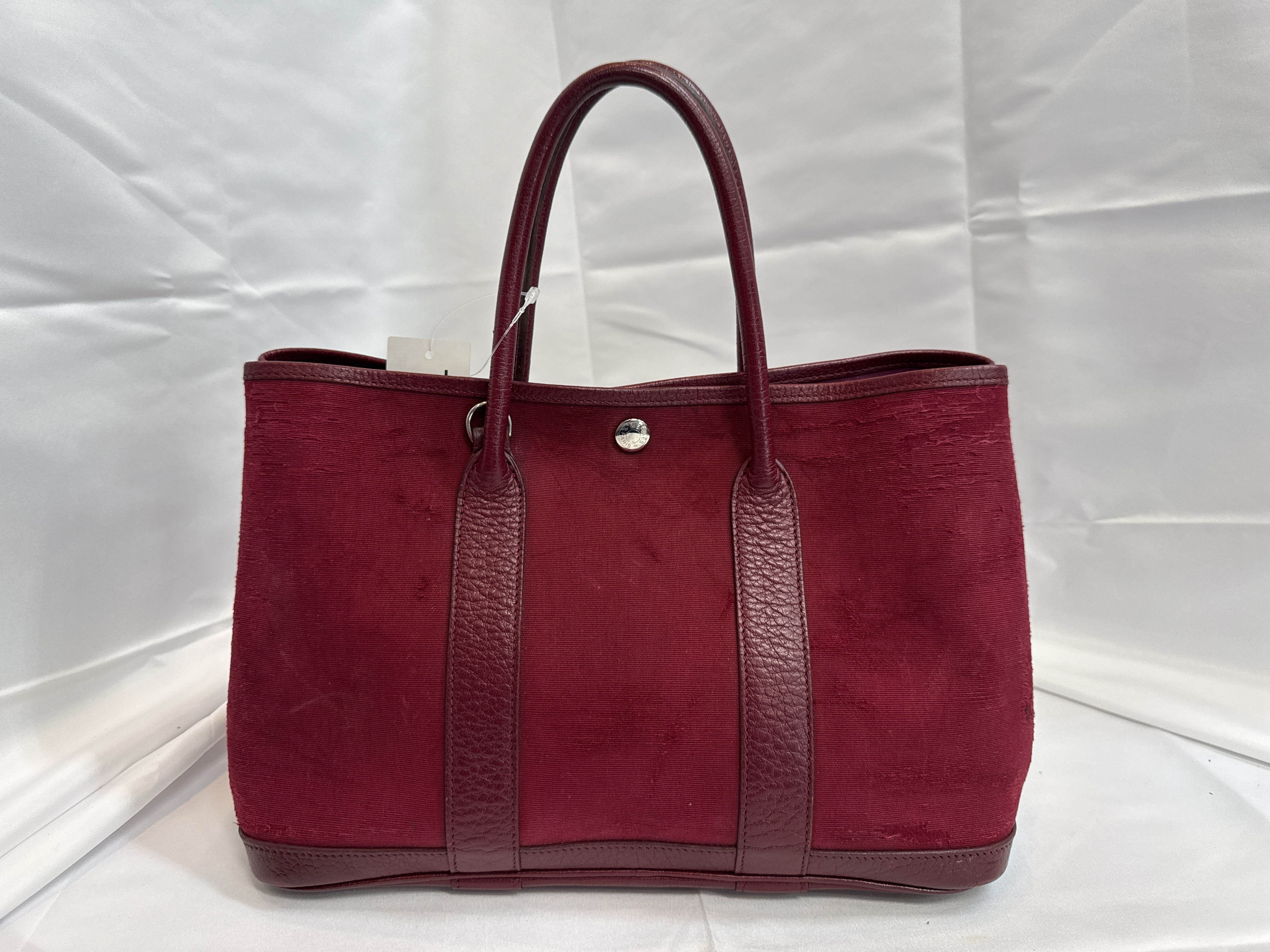 【水曜終了】(10943_0004)HERMES エルメス ガーデンパーティ ハンドバッグ