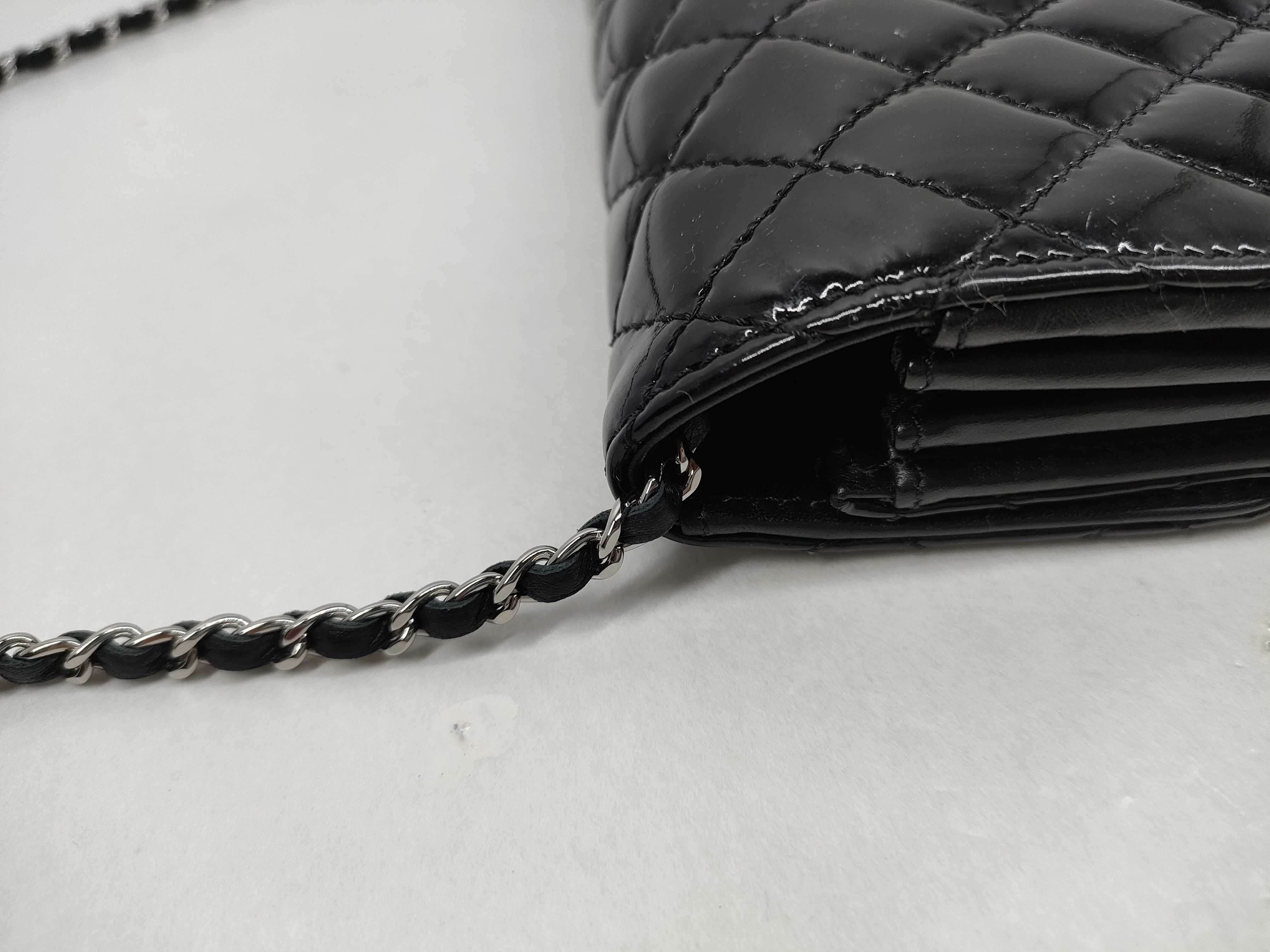 【水曜終了】(10217_0415)CHANEL マトラッセ マトラッセ パテントレザー チェーンウォレット ショルダーバッ ショルダーバッグ