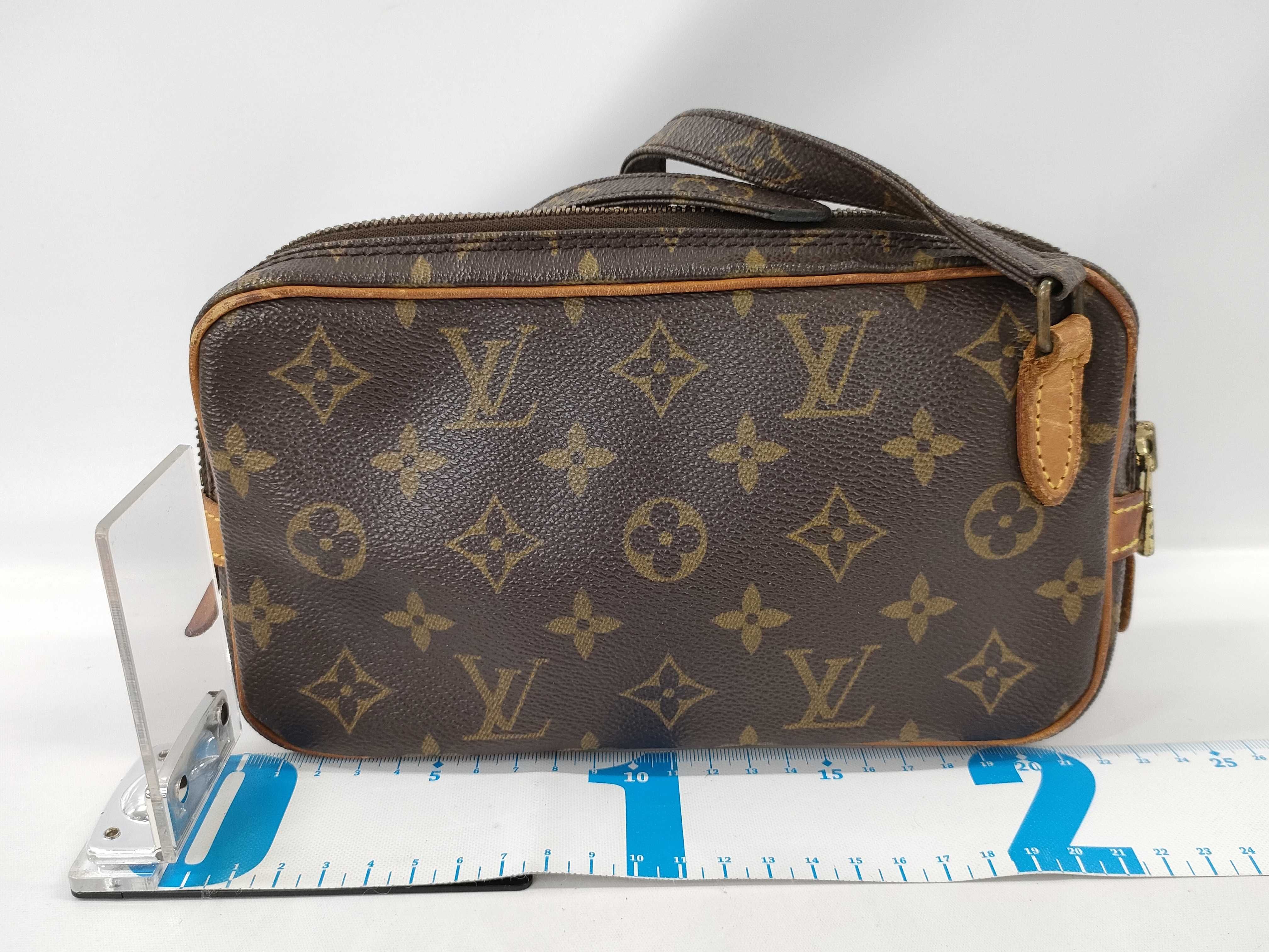 【水曜終了】(10229_0260)LOUIS VUITTON モノグラム マルリーバンドリエール ショルダーバッグ