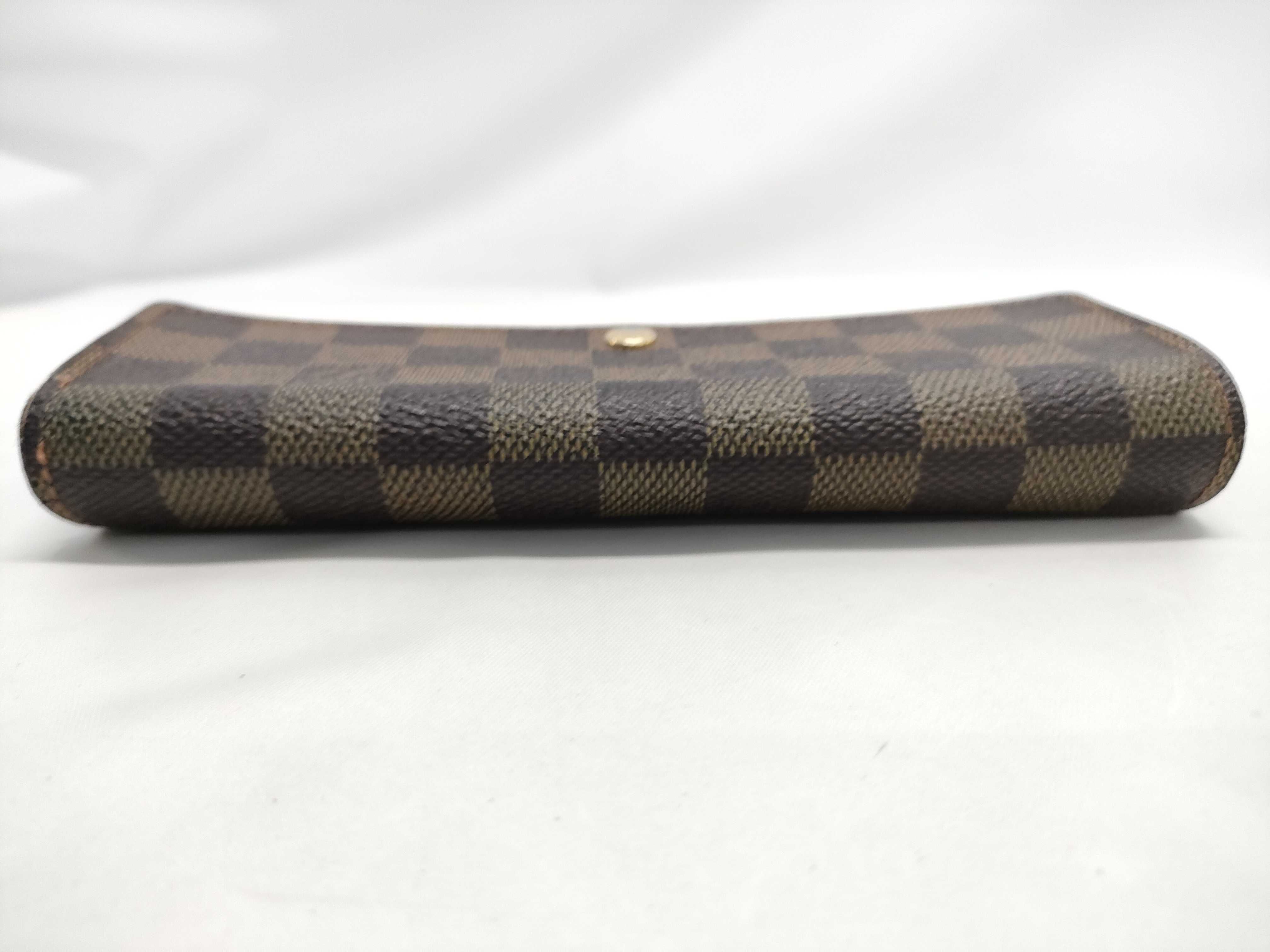 【水曜終了】(10229_0416)LOUIS VUITTON ダミエ N61734 ポルトフォイユ・サラ 財布