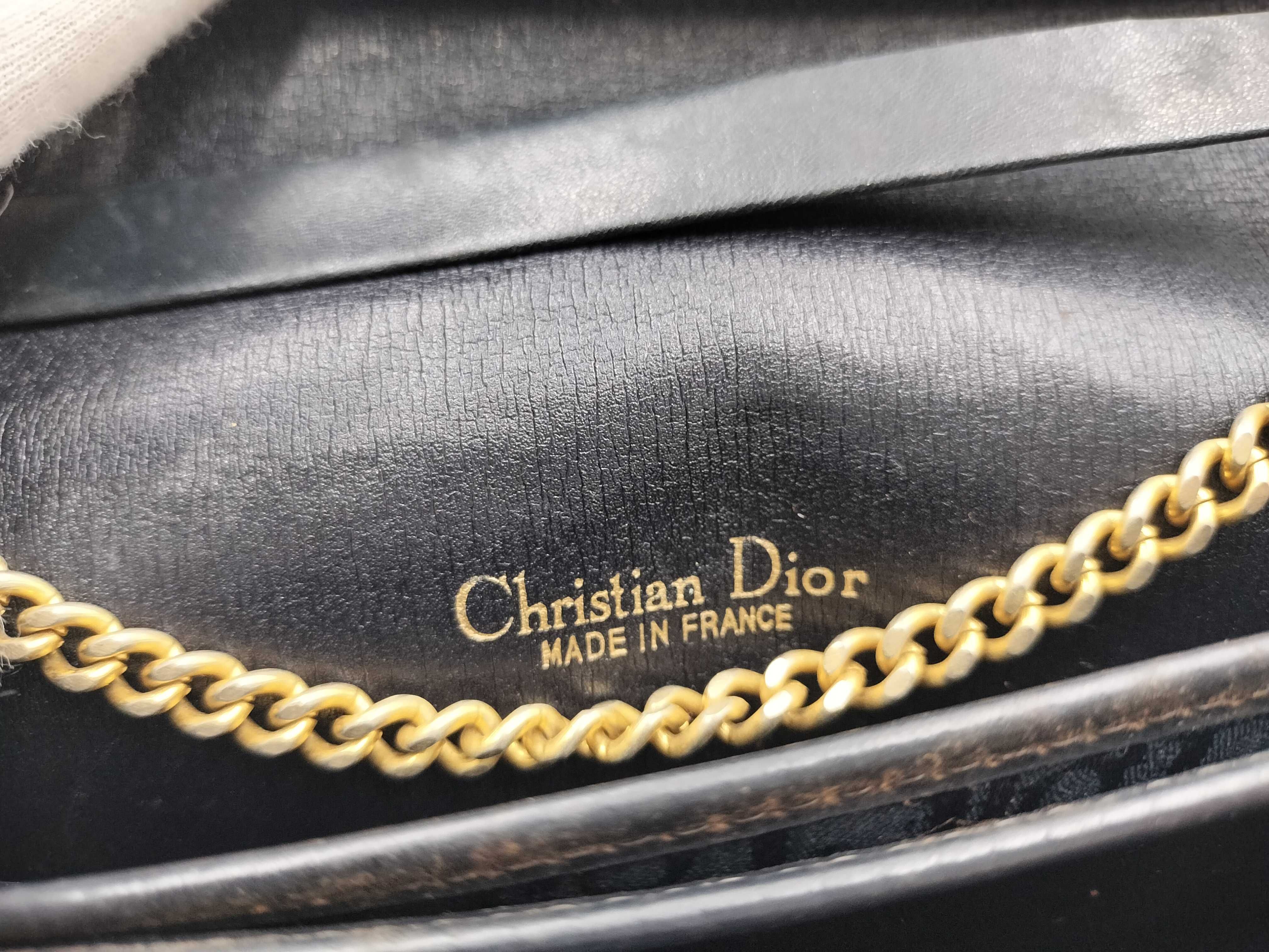 【水曜終了】(10220_0491)Dior トロッター トロッター ヴィンテージ チェーンショルダーバッグ ショルダーバッグ