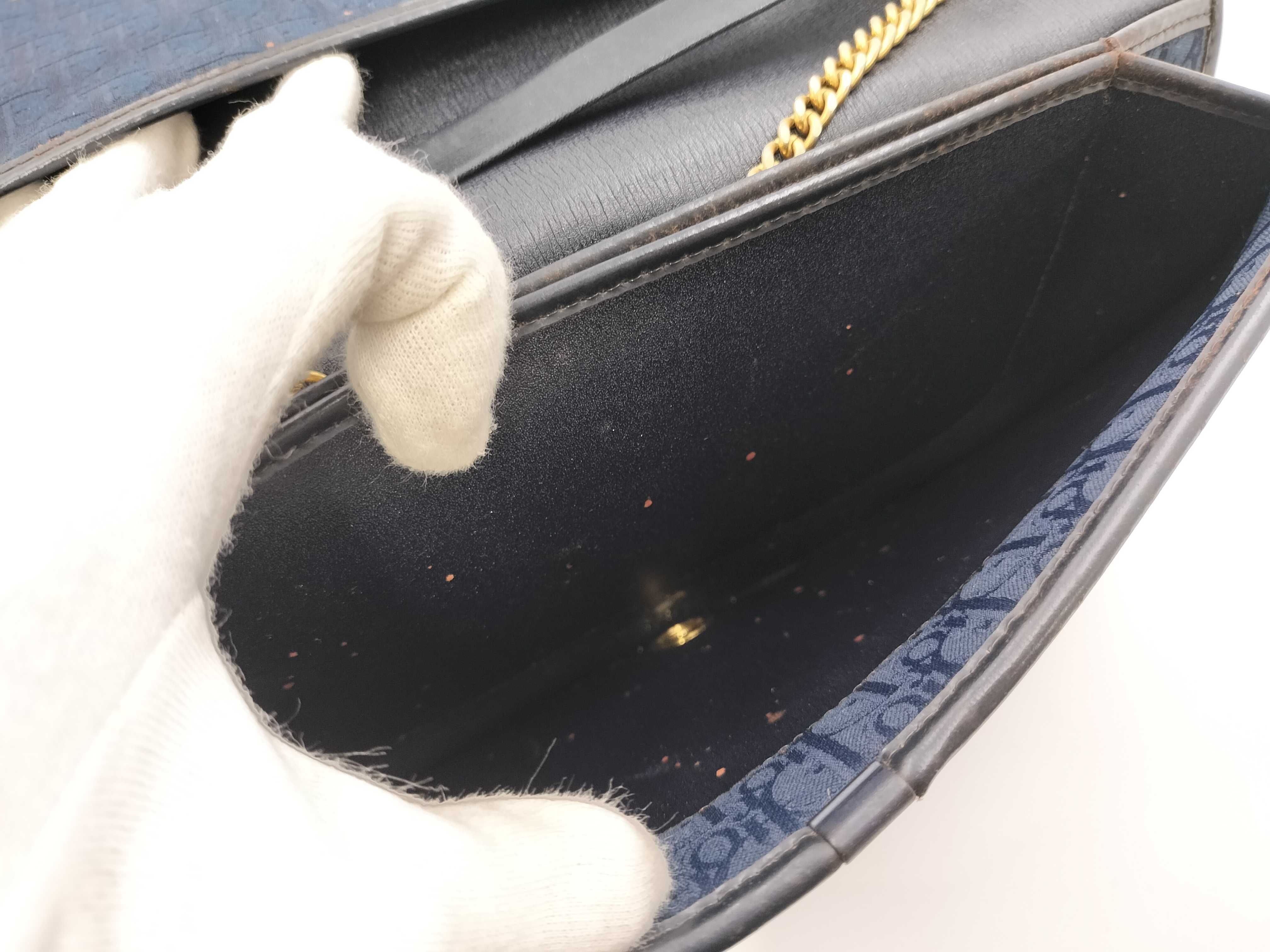 【水曜終了】(10220_0491)Dior トロッター トロッター ヴィンテージ チェーンショルダーバッグ ショルダーバッグ