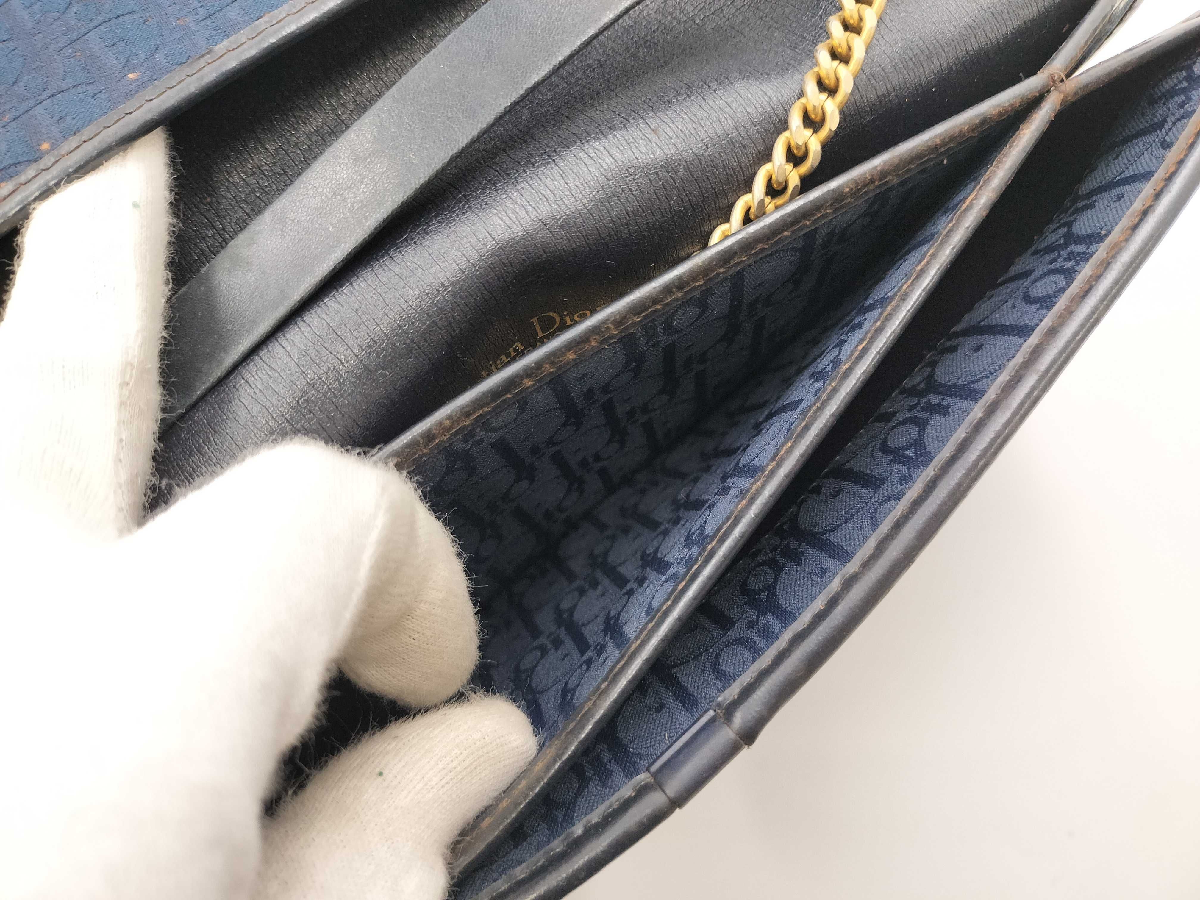 【水曜終了】(10220_0491)Dior トロッター トロッター ヴィンテージ チェーンショルダーバッグ ショルダーバッグ