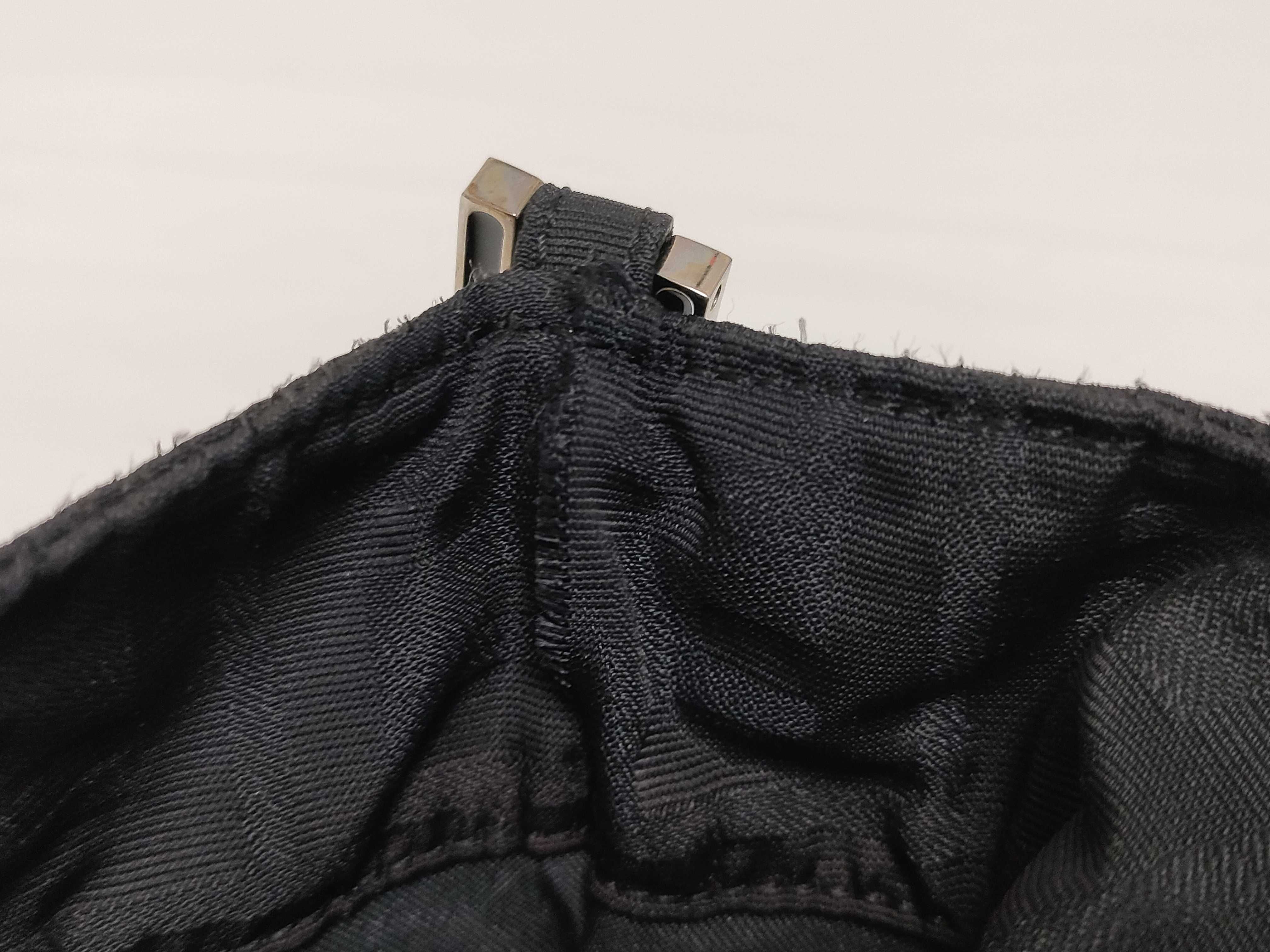 【水曜終了】(10230_0336)FENDI ズッカ柄 ナイロン ハンドバッグ ブラック ハンドバッグ