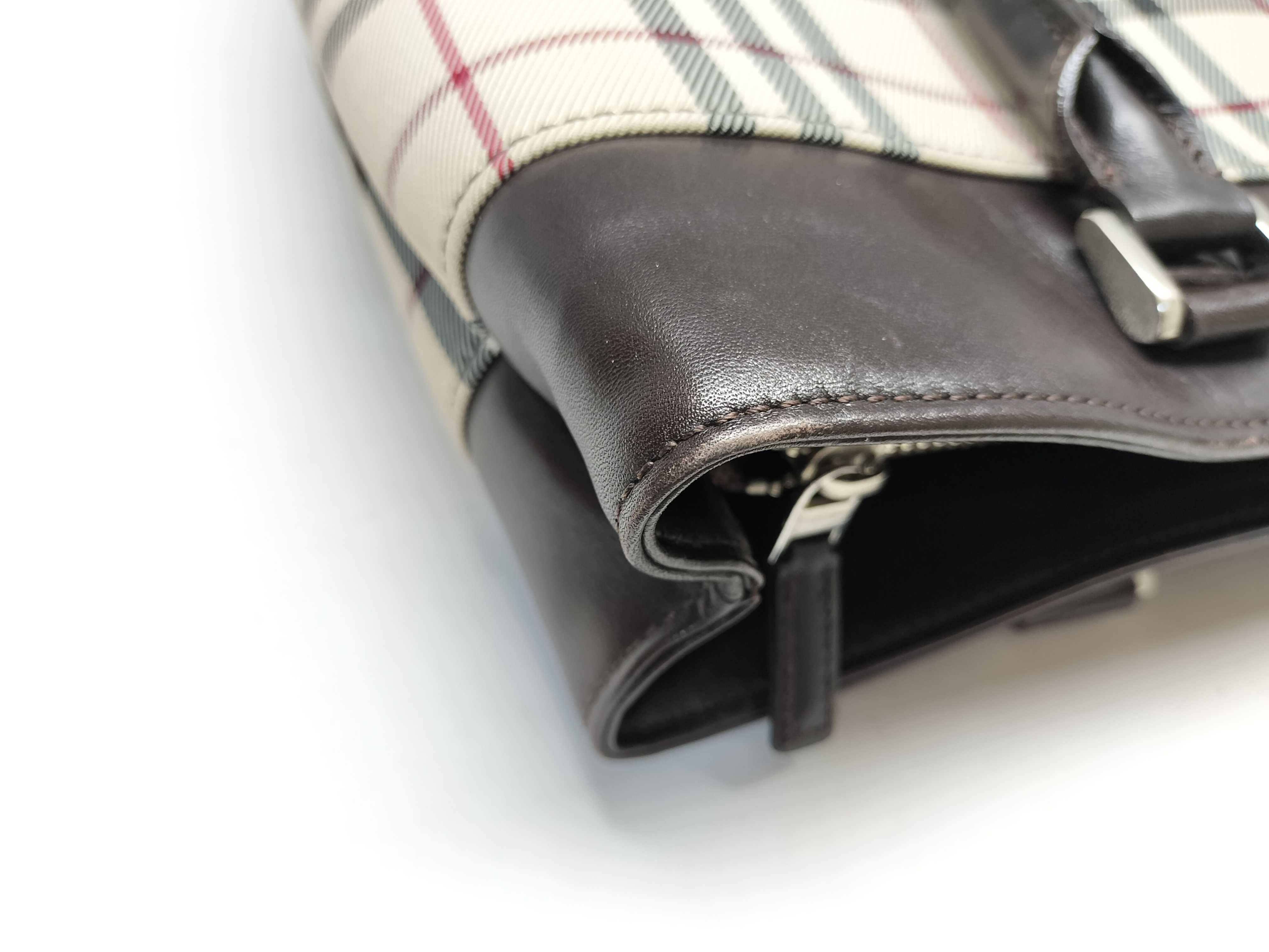 【水曜終了】(10219_0278)BURBERRY ノバチェック バッグ ハンドバッグ