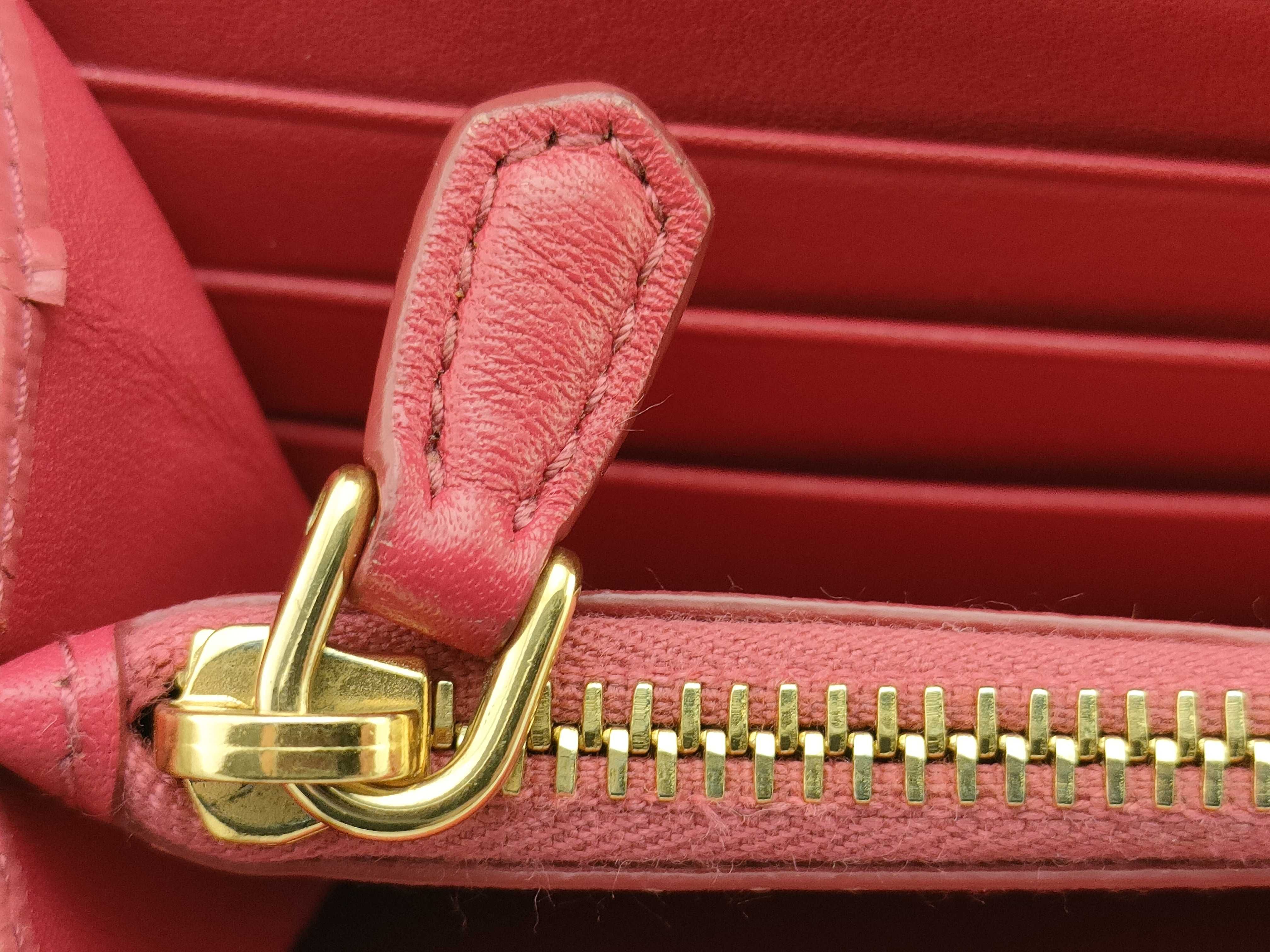 【水曜終了】(10230_0311)PRADA レザー チェーン ウォレット 財布