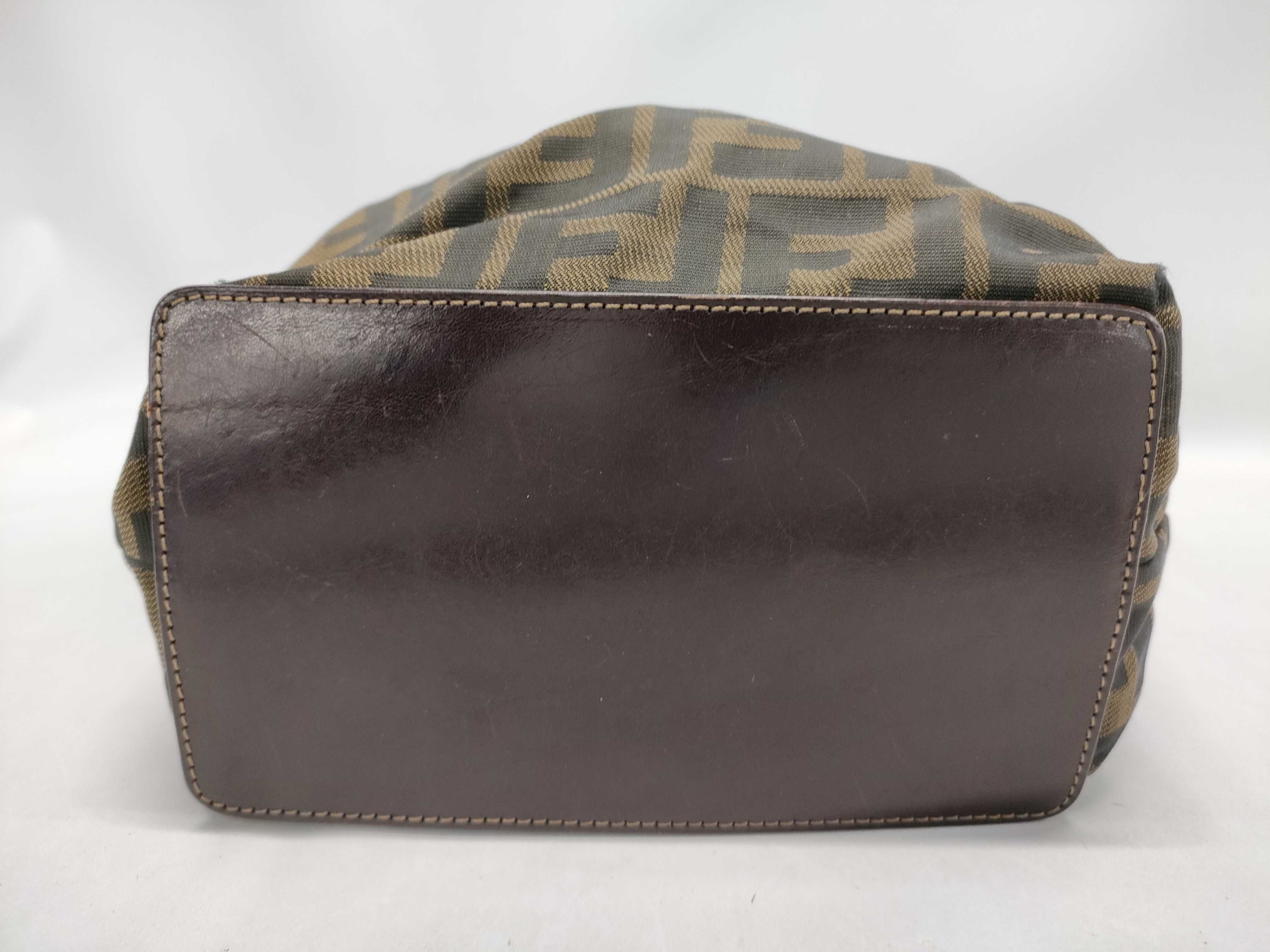 【水曜終了】(10230_0337)FENDI ズッカ柄 ハンド トートバッグ