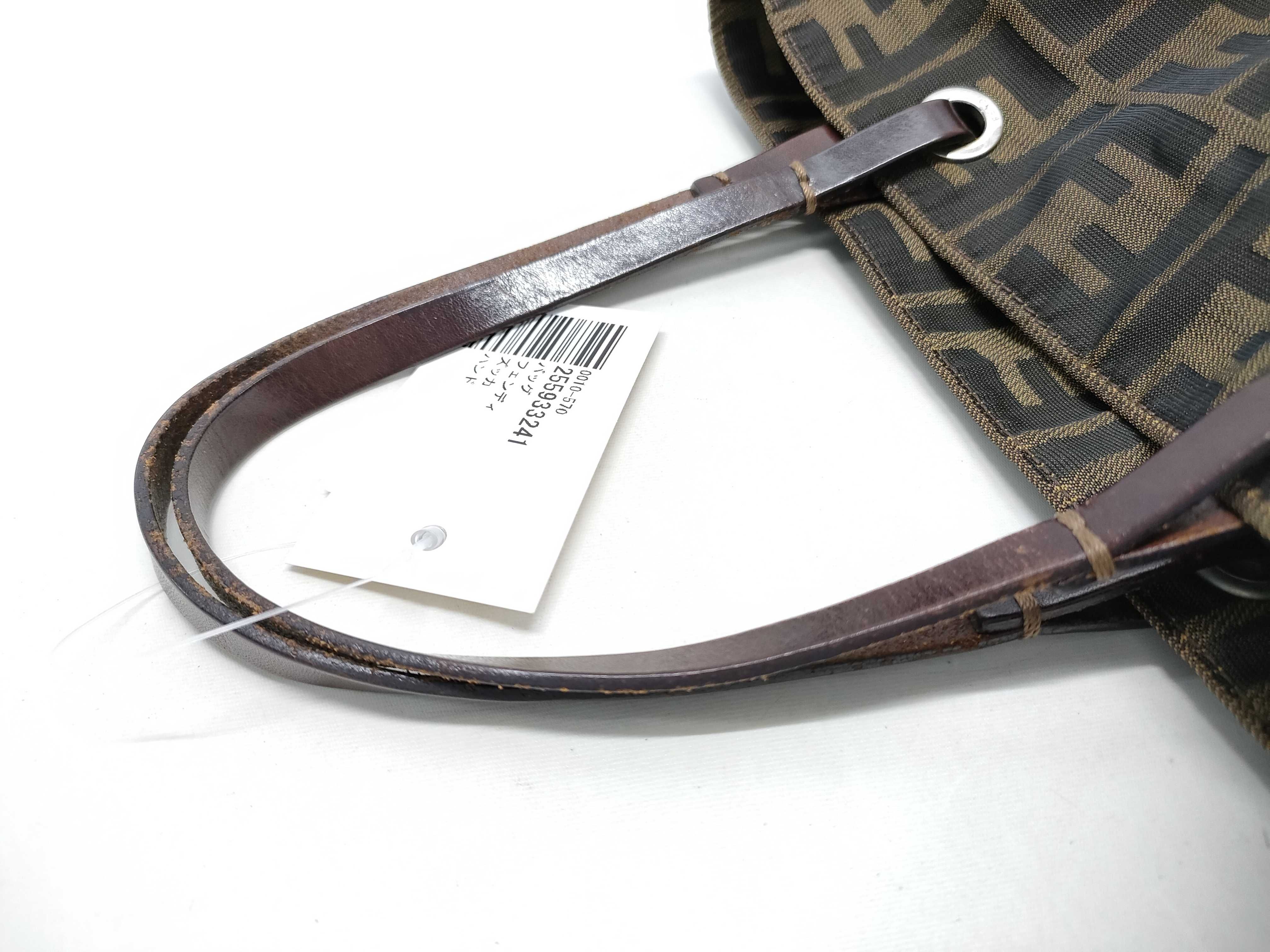 【水曜終了】(10230_0337)FENDI ズッカ柄 ハンド トートバッグ