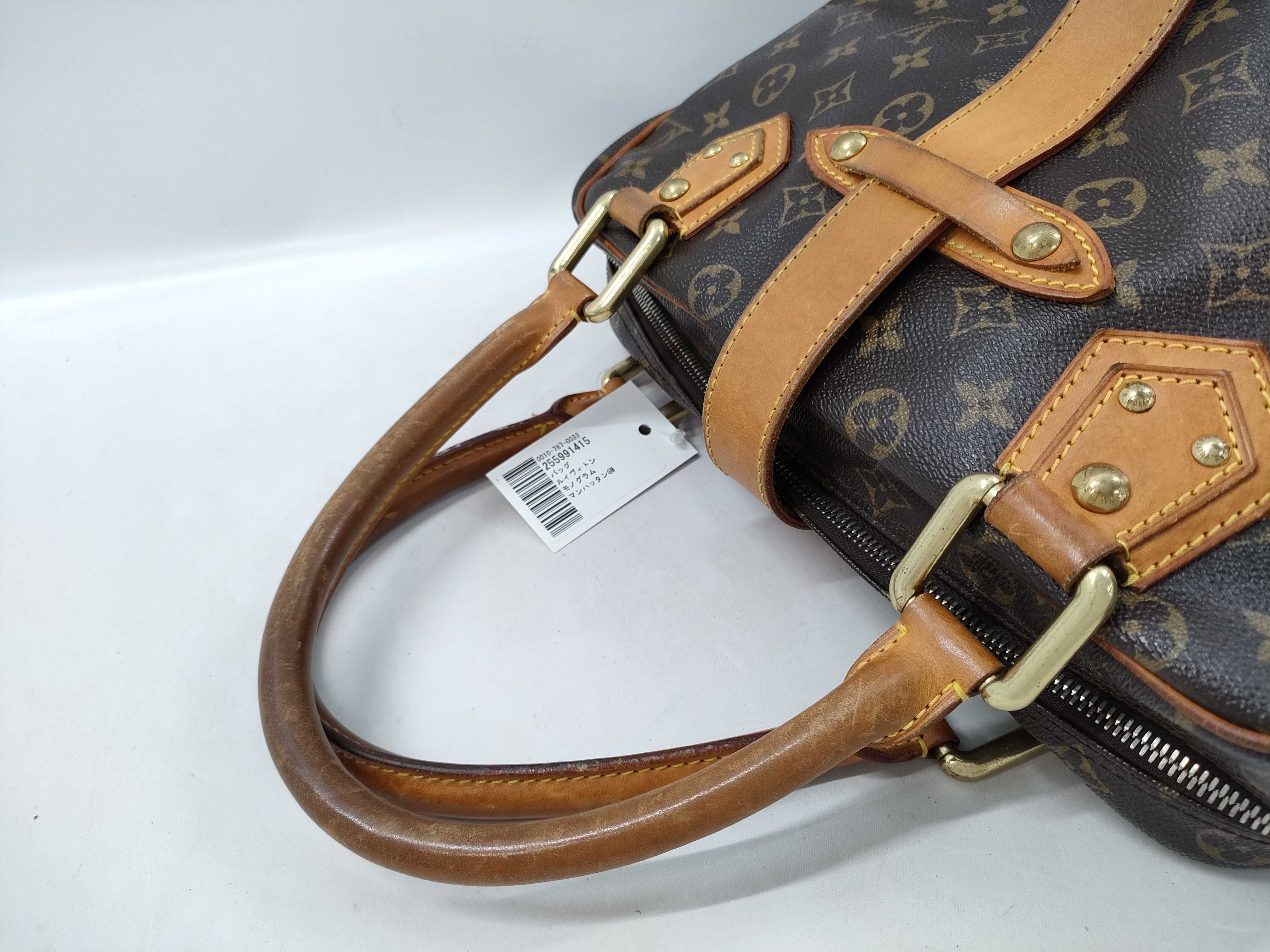 【水曜終了】(10229_0424)LOUIS VUITTON モノグラム マンハッタンGM トートバッグ