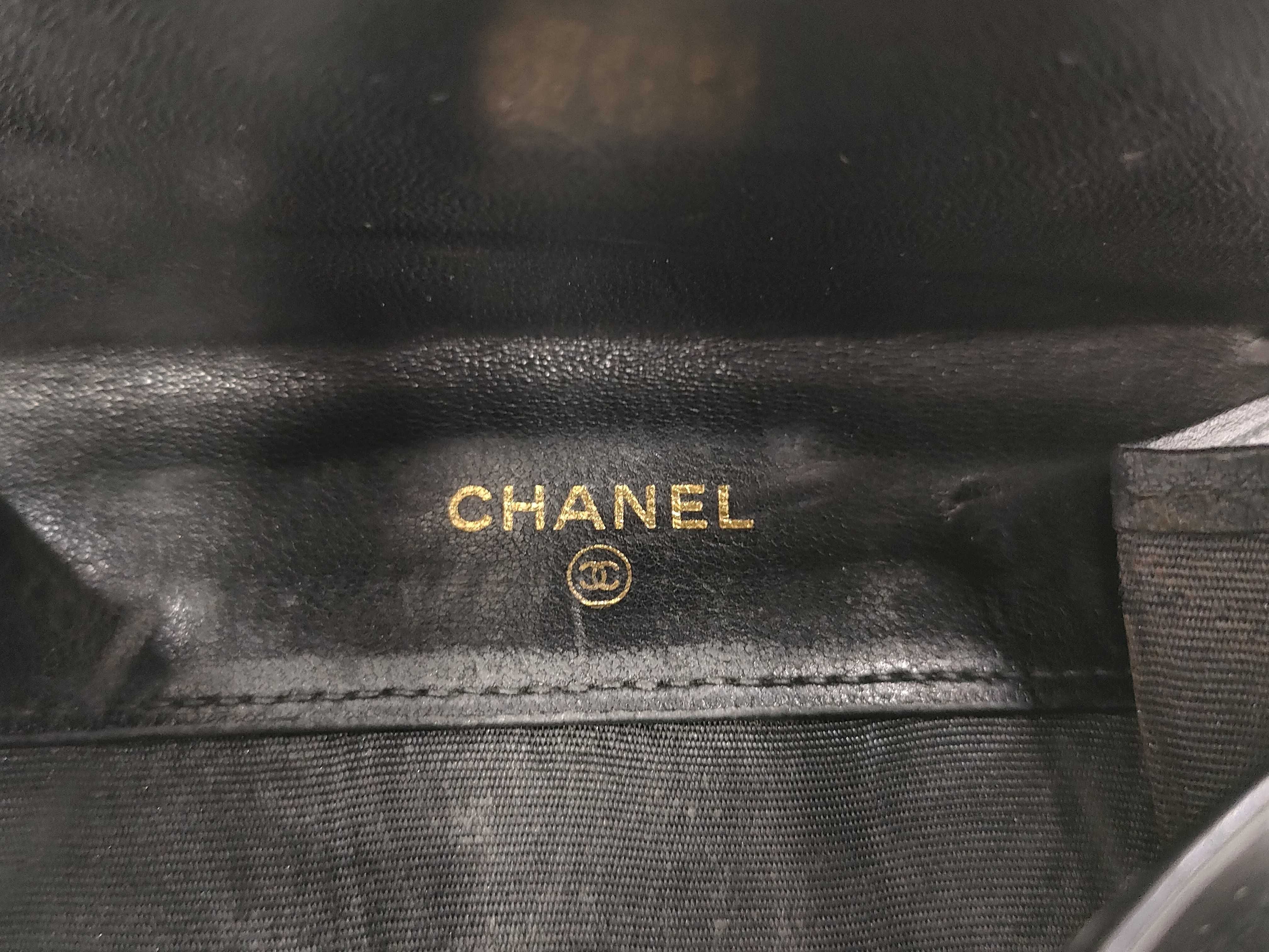 【水曜終了】(10228_0128)CHANEL エナメル ココ 三折財布 ※シール無 財布