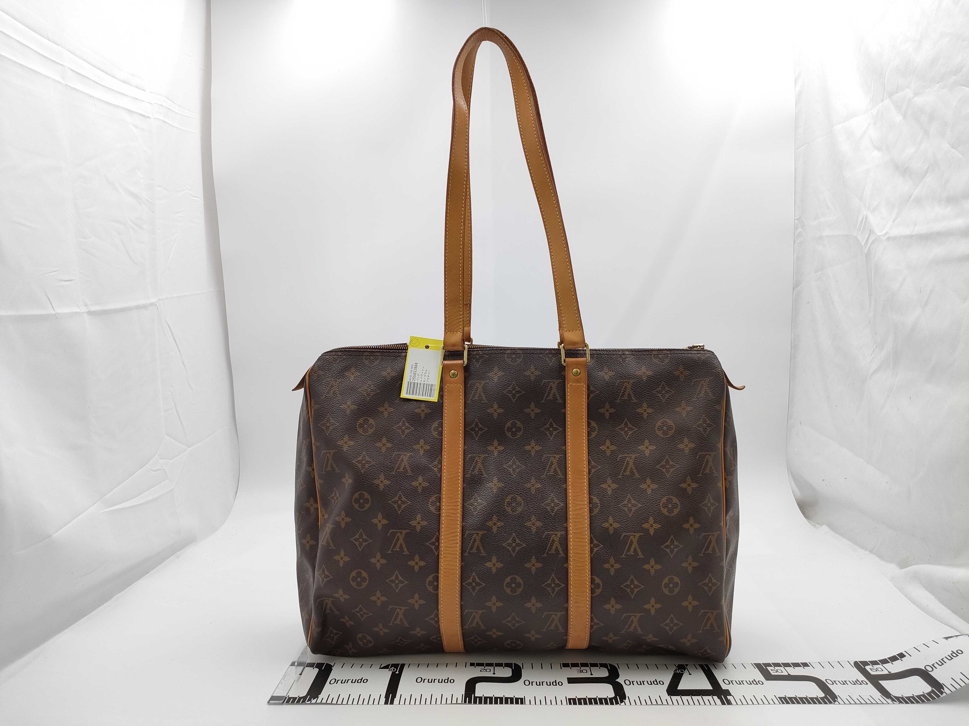 【水曜終了】(10229_0265)LOUIS VUITTON モノグラム フラネリー トートバッグ