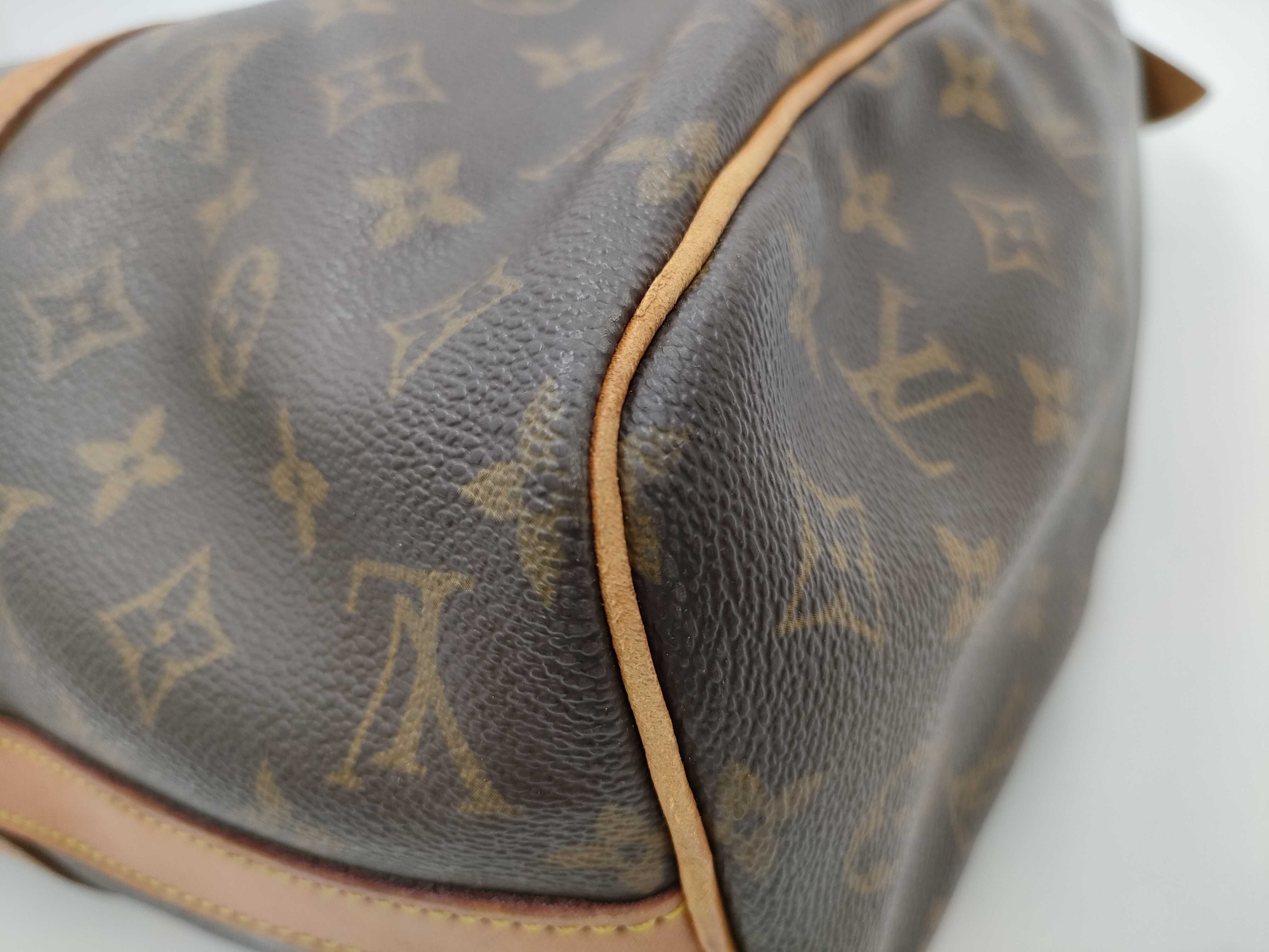 【水曜終了】(10229_0265)LOUIS VUITTON モノグラム フラネリー トートバッグ