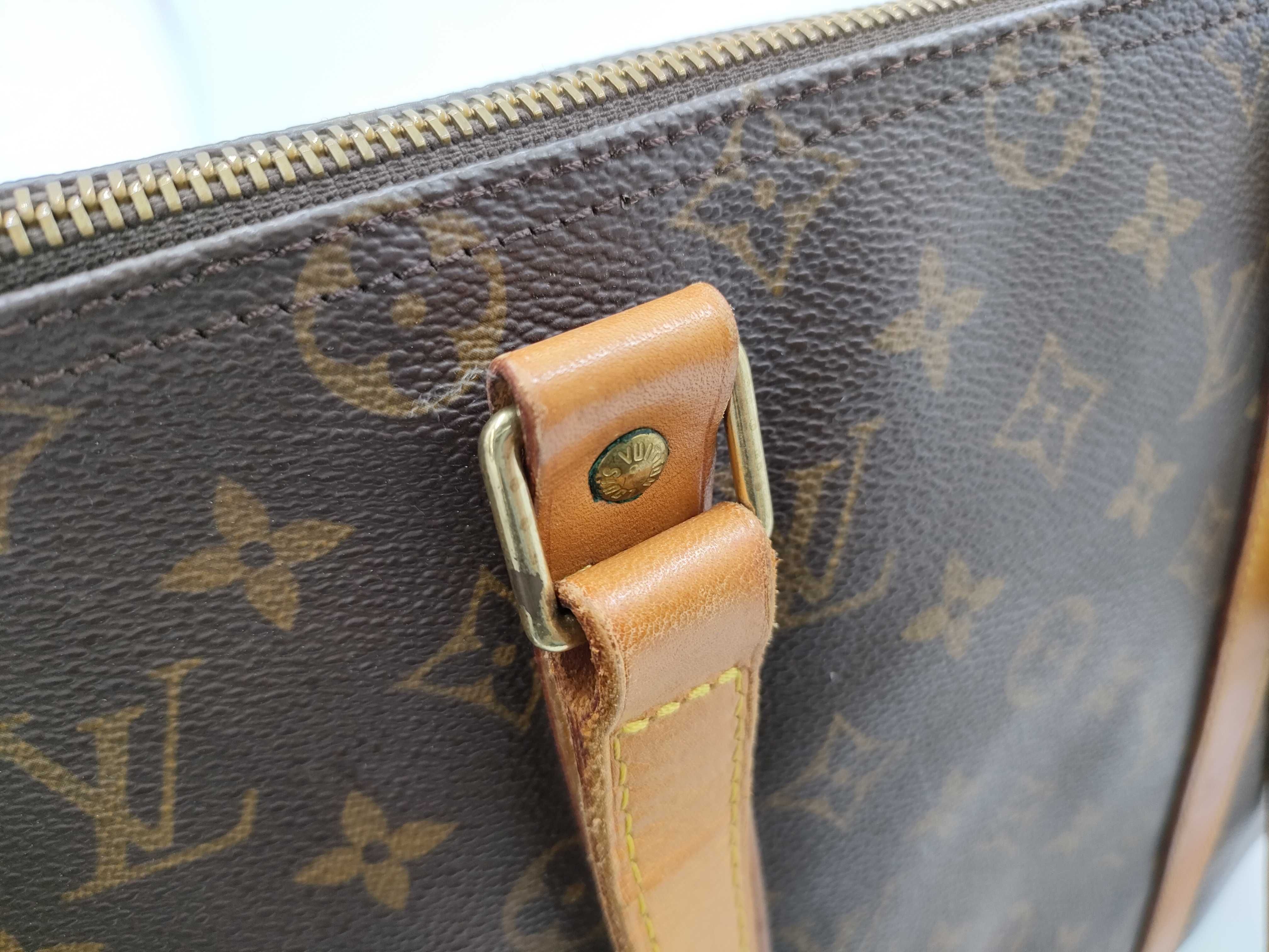 【水曜終了】(10229_0265)LOUIS VUITTON モノグラム フラネリー トートバッグ