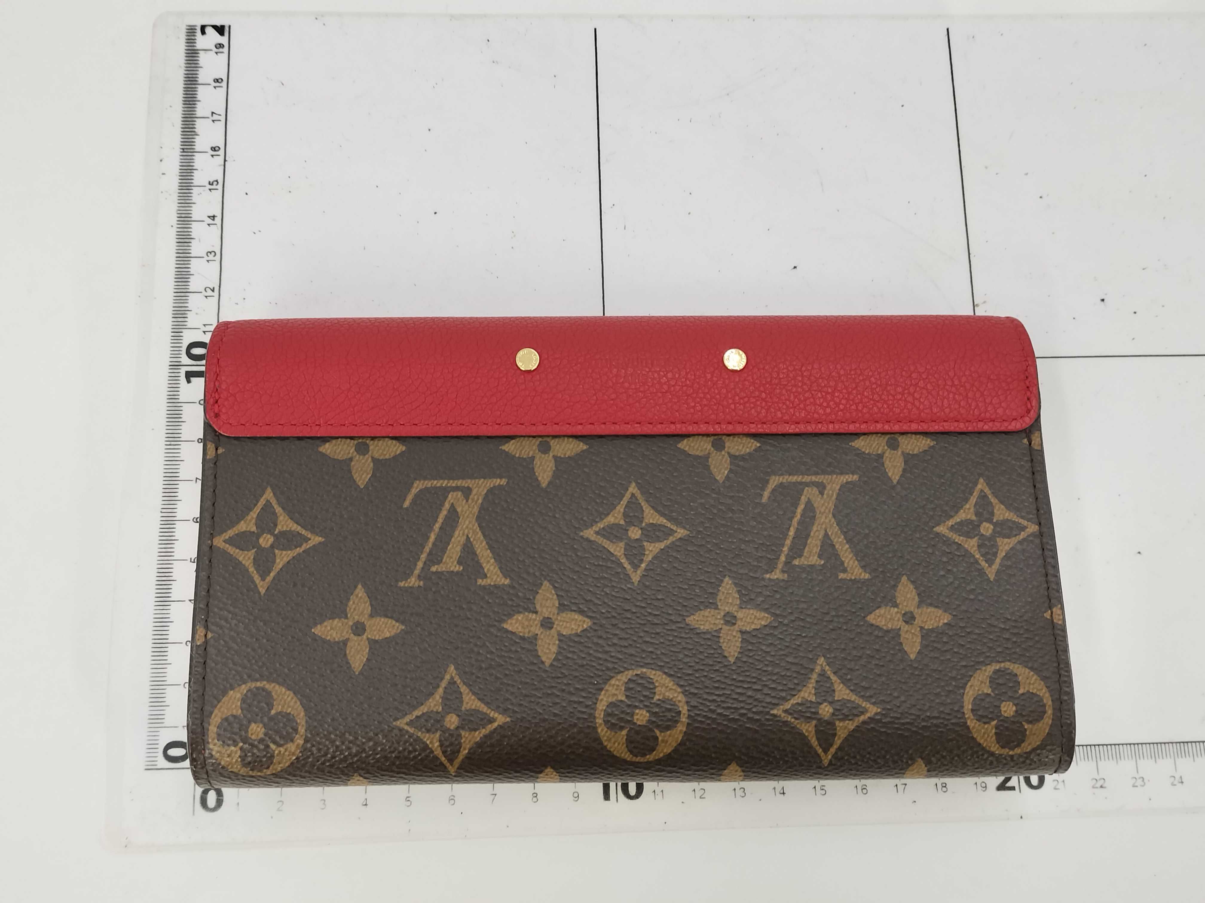 【水曜終了】(10229_0318)LOUIS VUITTON モノグラム M58414 ポルトフォイユ パラス 財布