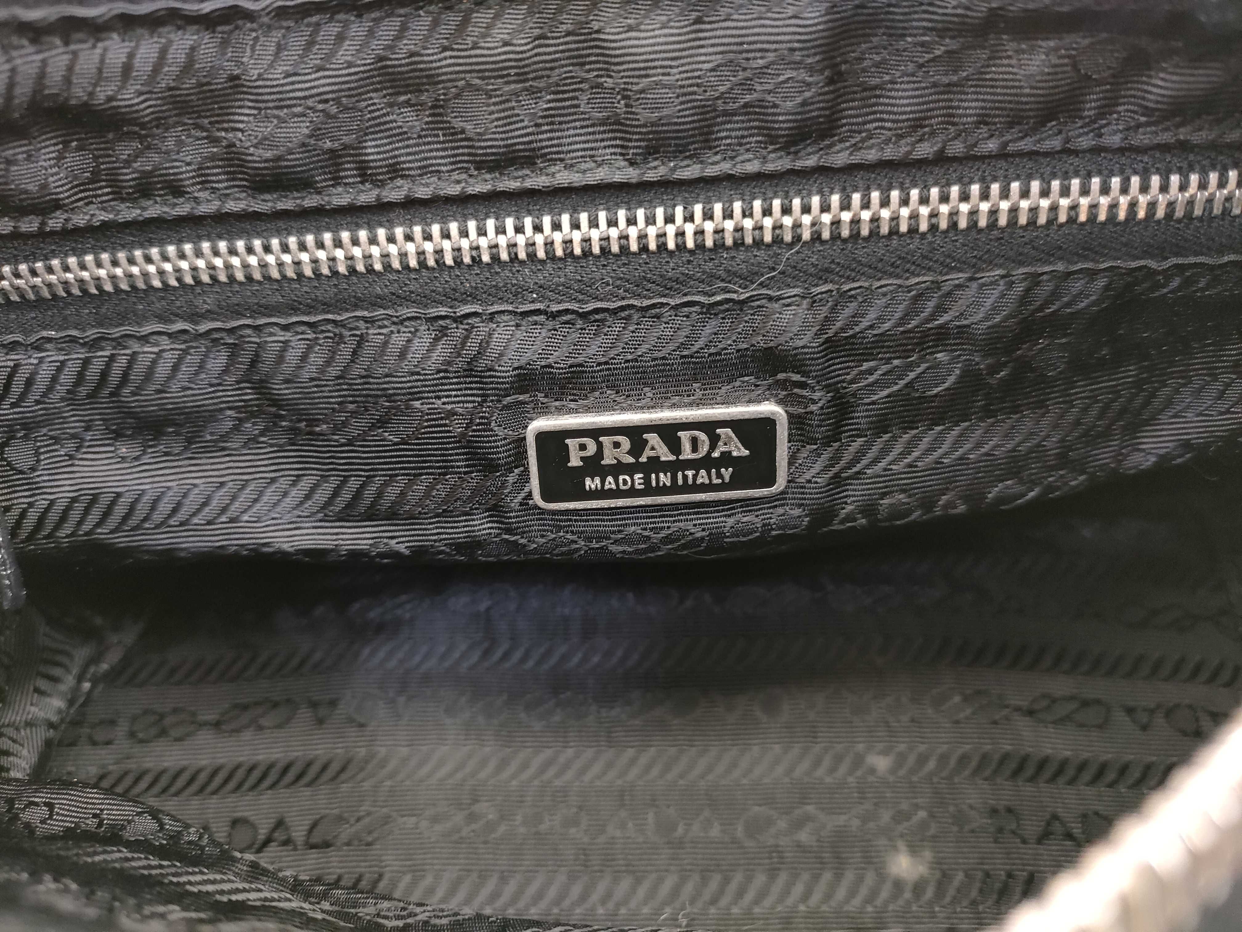 【水曜終了】(10230_0273)▼PRADA ナイロン ミニハンドバッグ 三角プレート ハンドバッグ