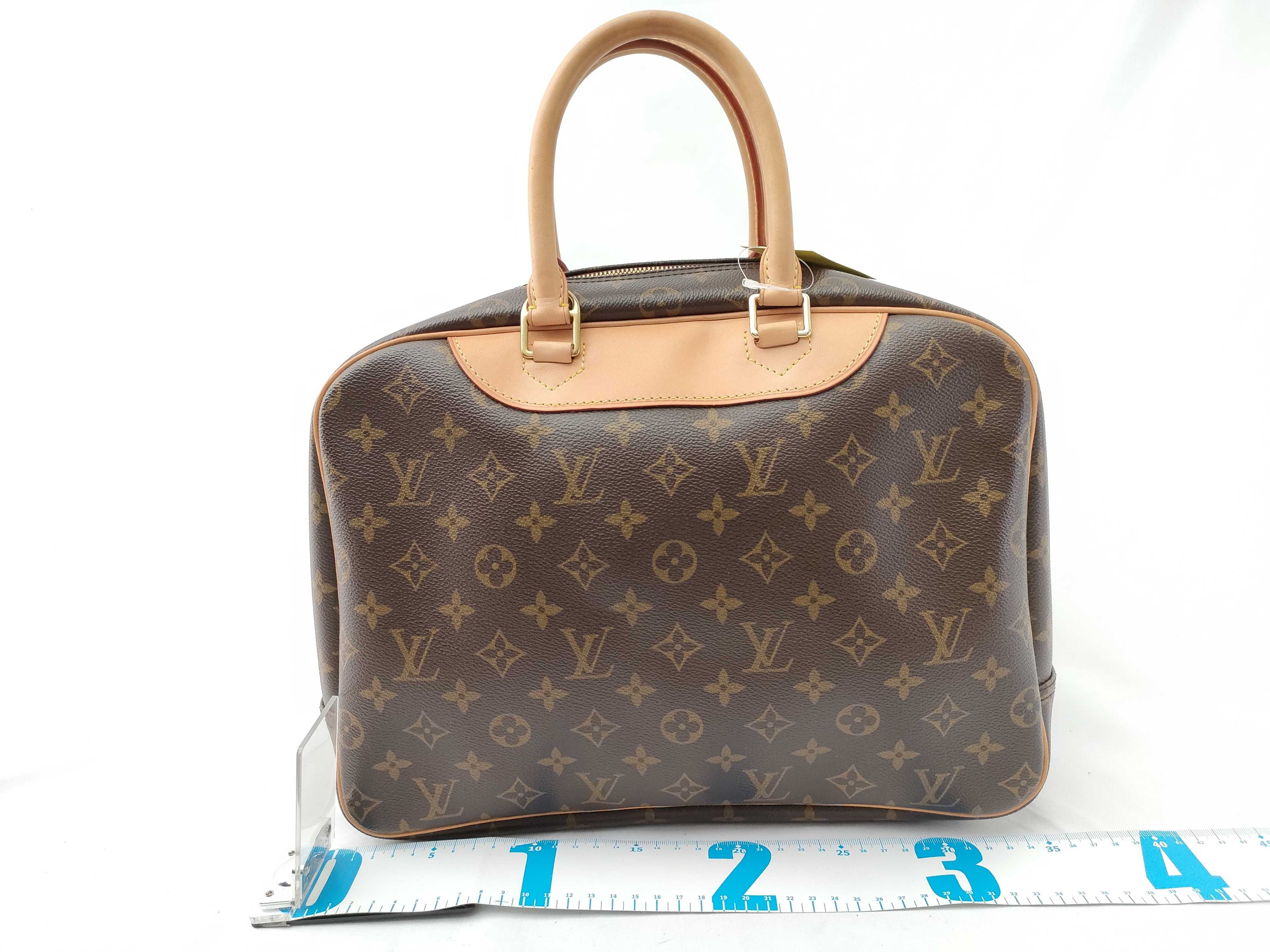 【水曜終了】(10218_0105)LOUIS VUITTON モノグラム M47270 ドーヴィル ハンドバッグ