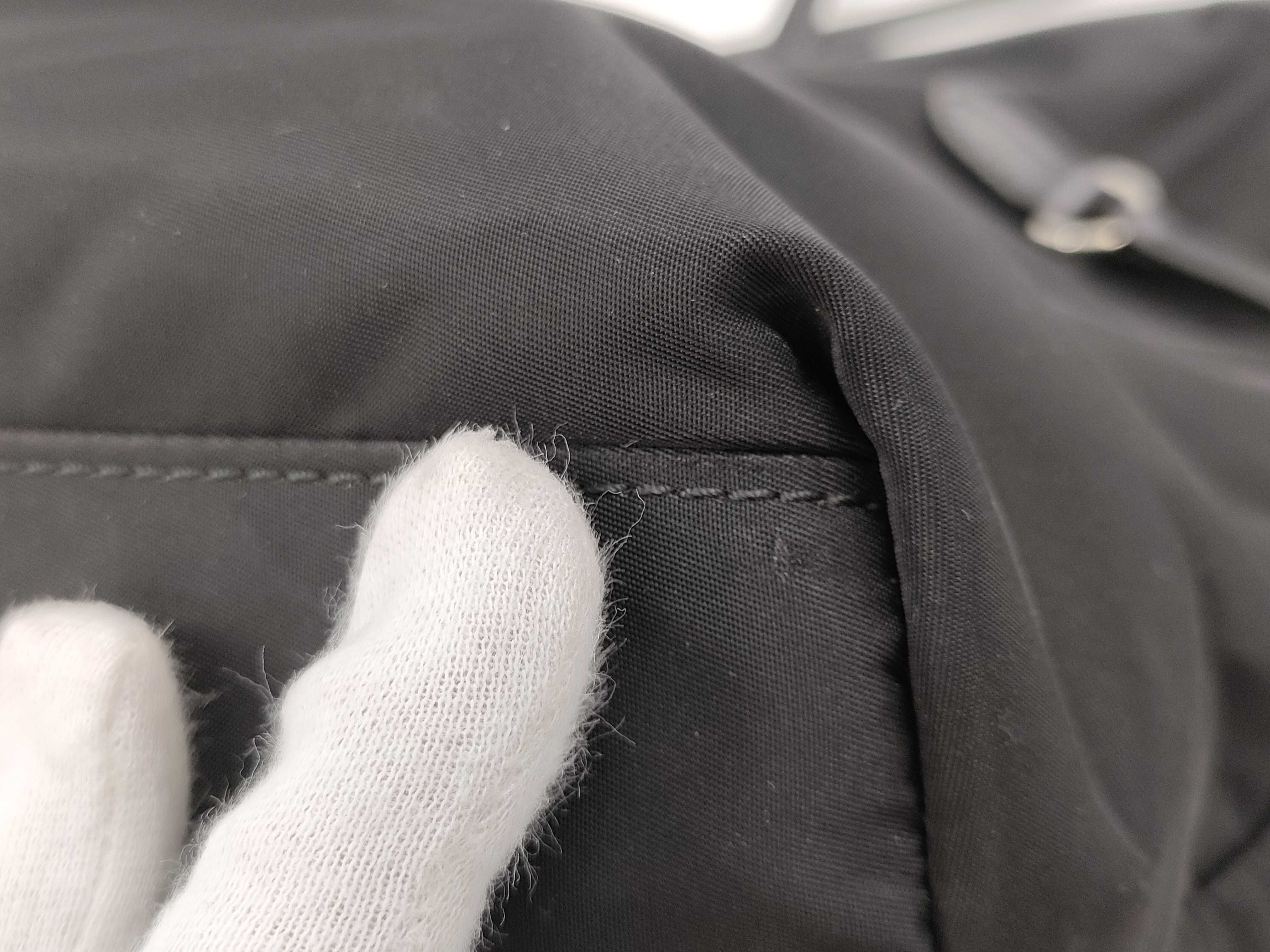 【水曜終了】(10230_0277)PRADA ナイロン k トートバッグ
