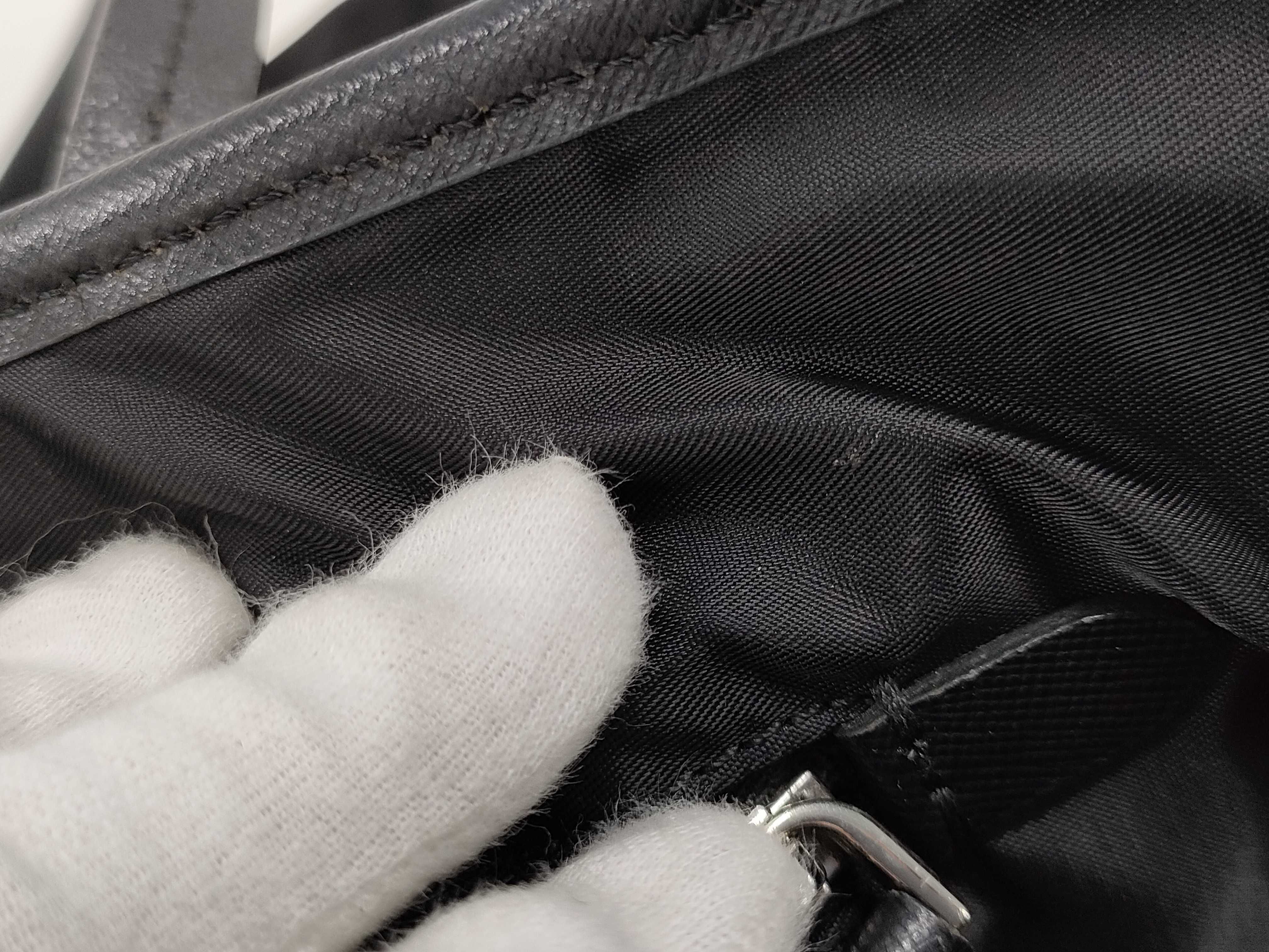 【水曜終了】(10230_0277)PRADA ナイロン k トートバッグ