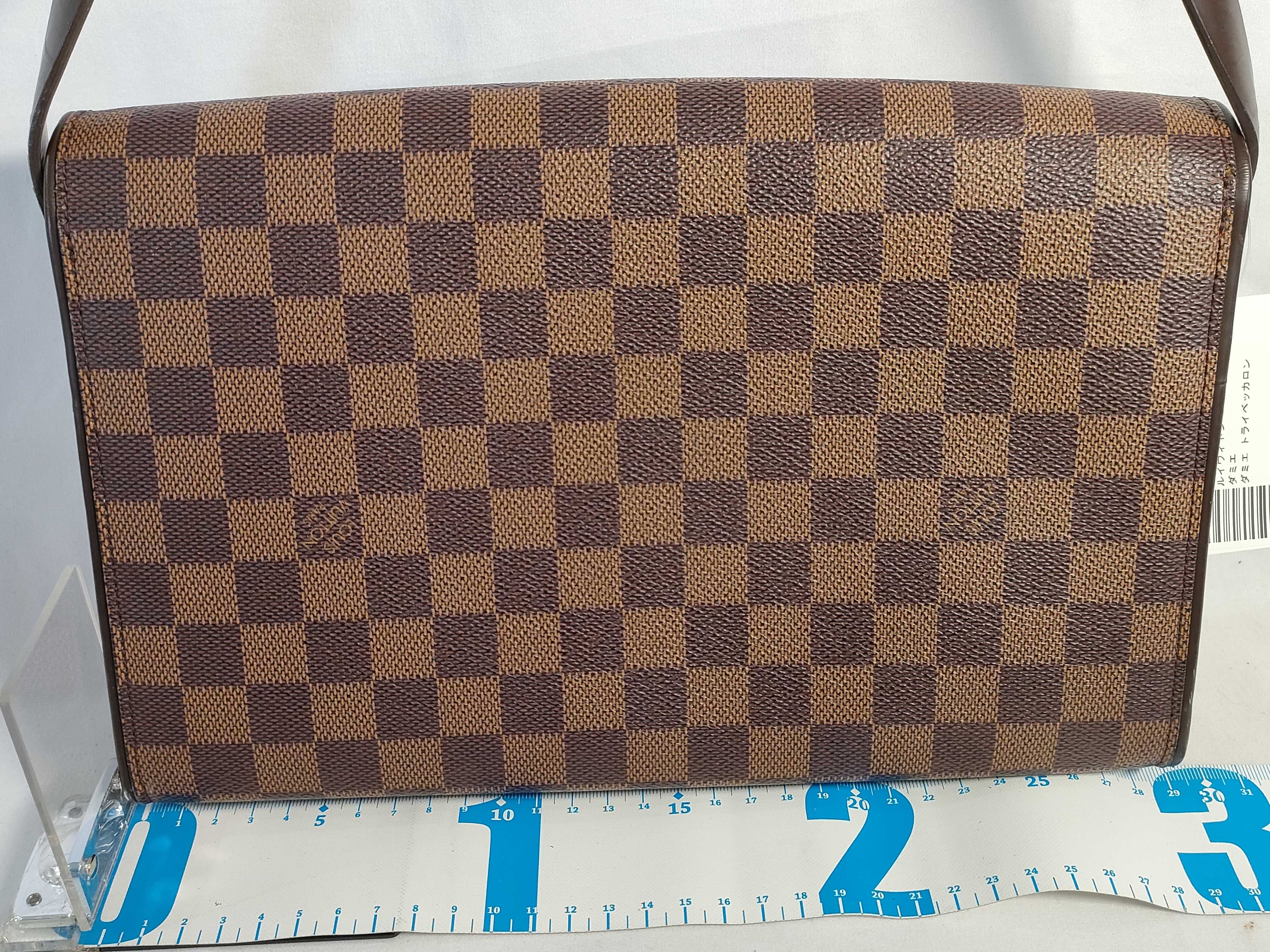 【水曜終了】(10229_0202)LOUIS VUITTON RFID確認出来ず TH0060 ダミエ ダミエ トライベッカロン ハンドバッグ